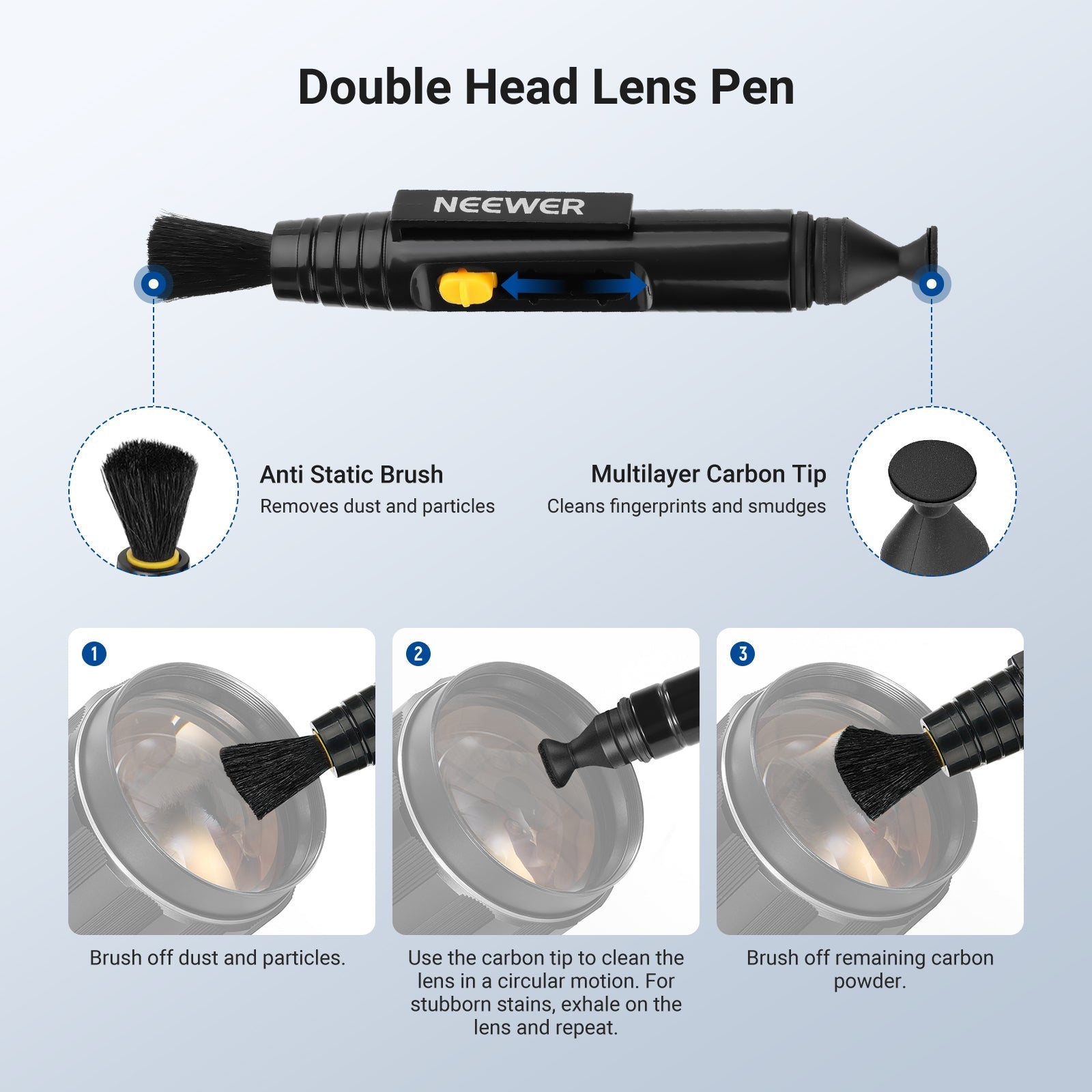 NEEWER HM-51 2 in 1 Camera Lens Cleaning Accessories Kit