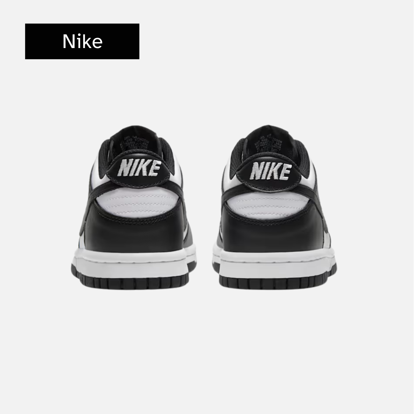 Nike Dunk Low GS 'Black White'