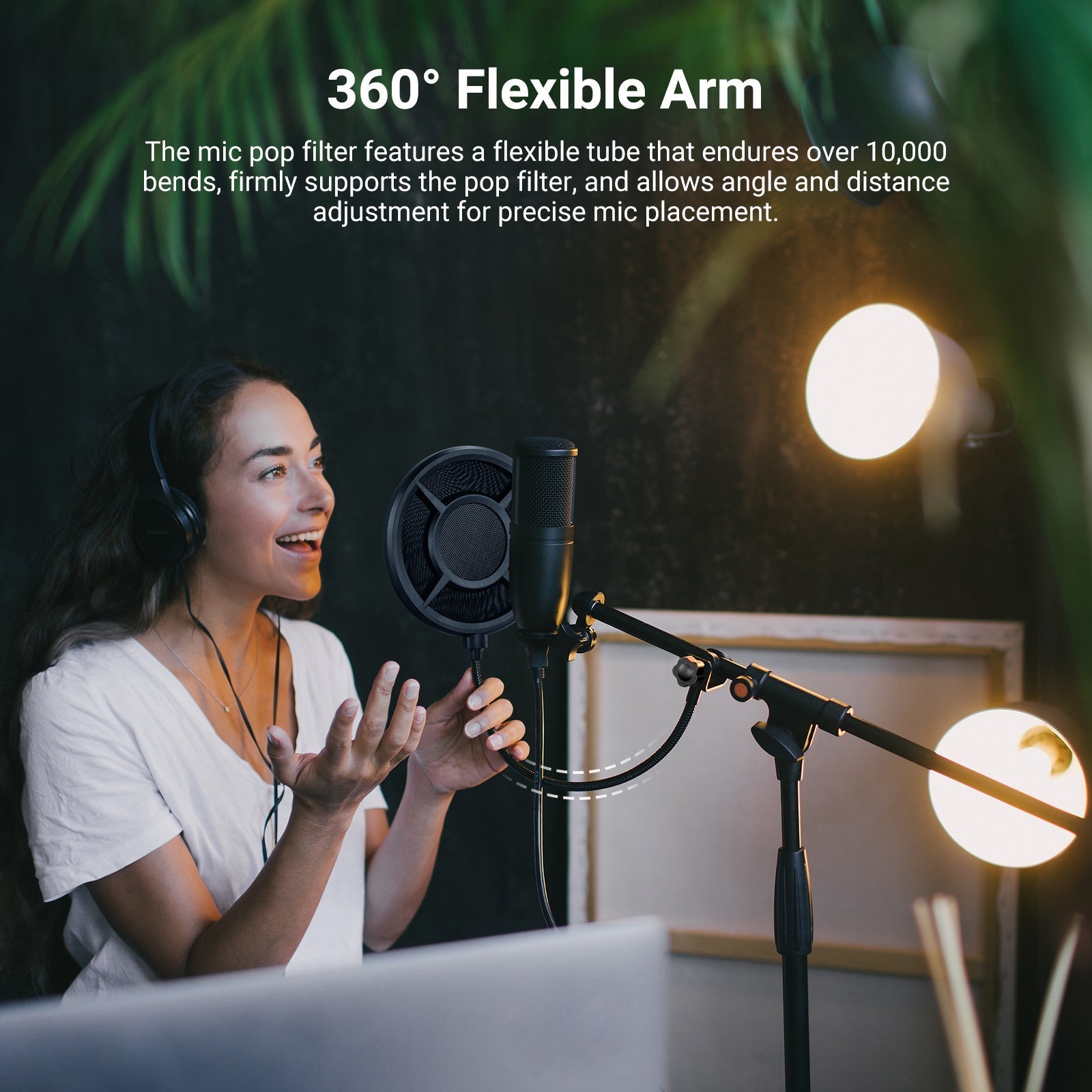 NEEWER MS044 Metal Pop Filter for Microphone