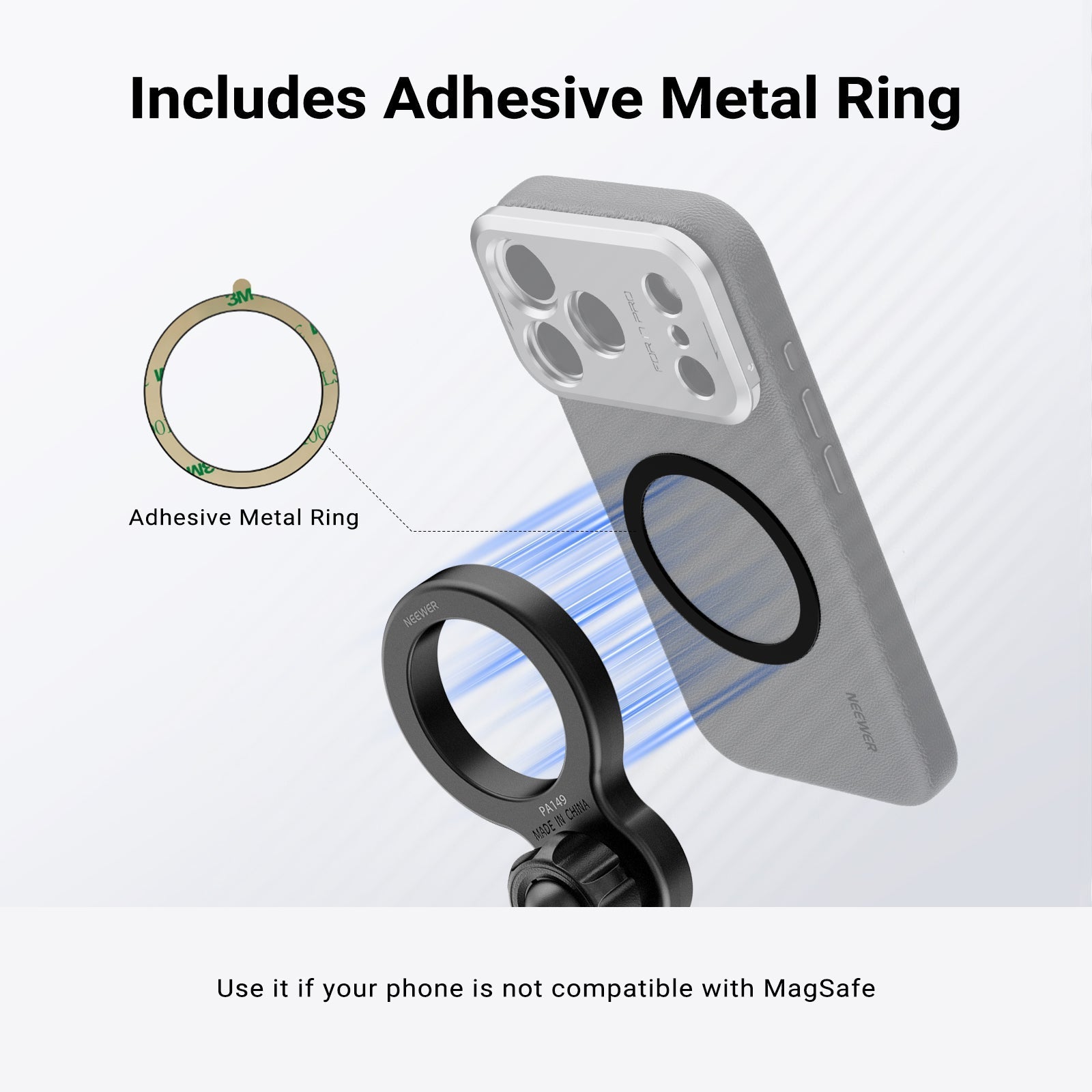 NEEWER BASICS Magnetic Phone Tripod Mount Adapter
