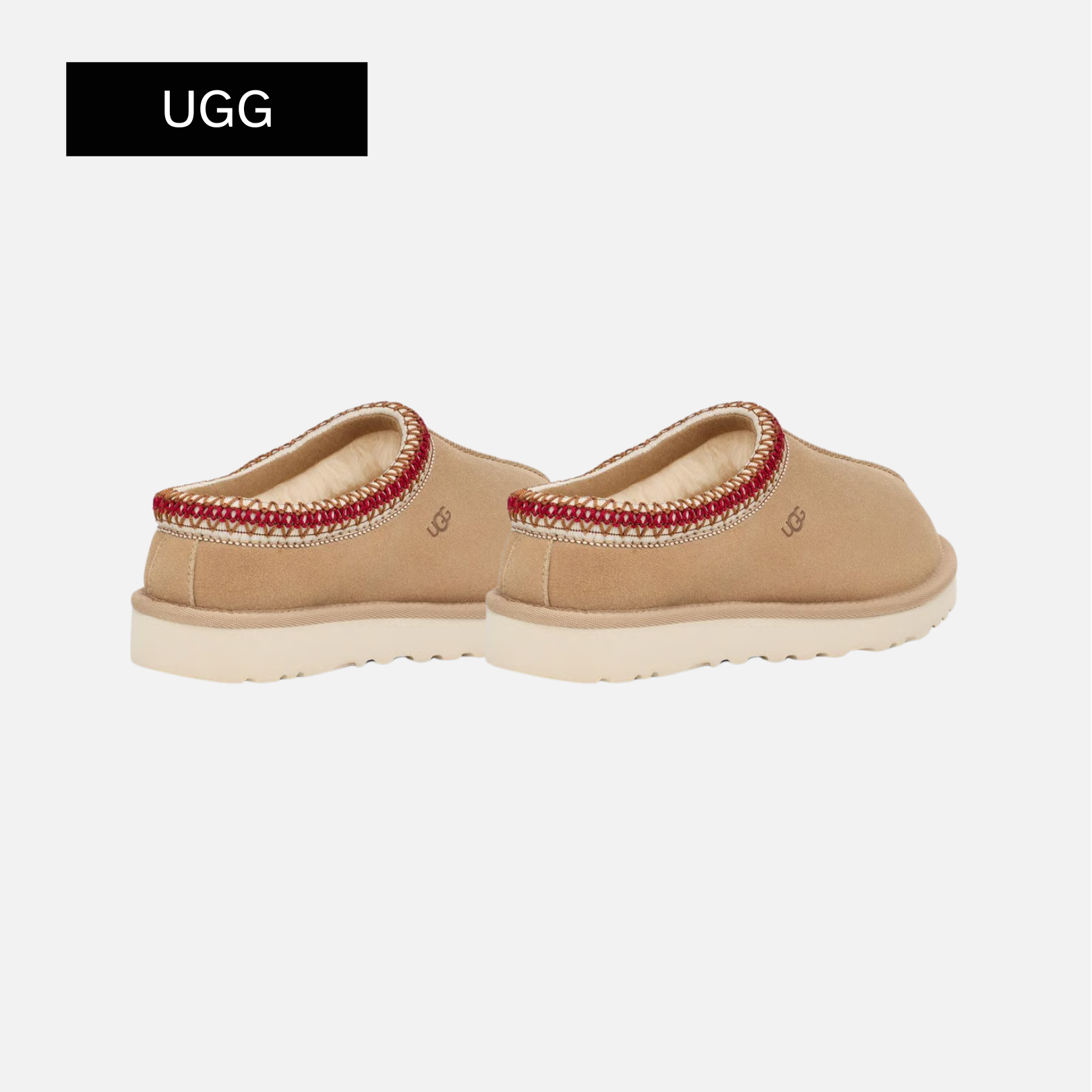 UGG Tasman Slipper Wmns 'Sand Dark Cherry'