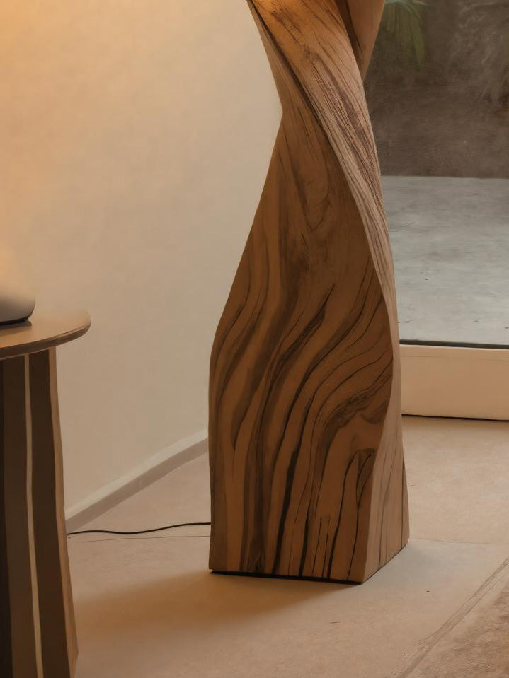 Modern Twisted Floor Lamp For Bedroom Or Living Room