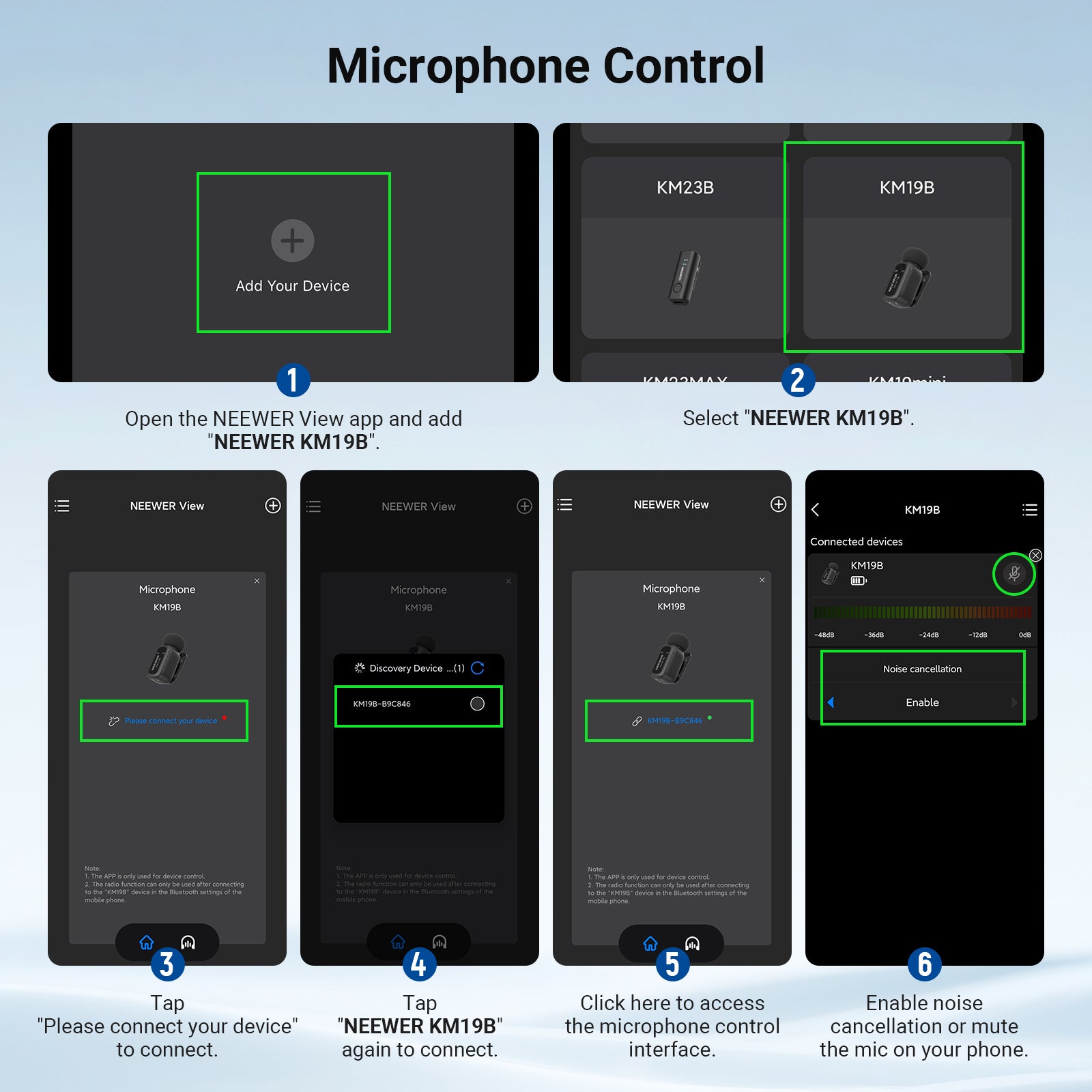 NEEWER KM19 Mini Wireless Lavalier Microphone