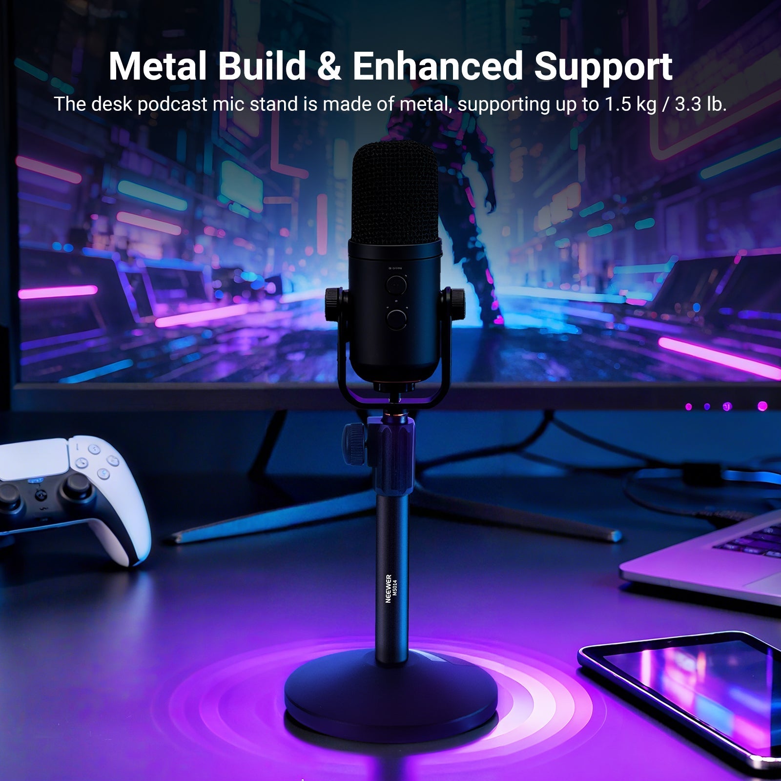 NEEWER MS014 Desk Microphone Stand