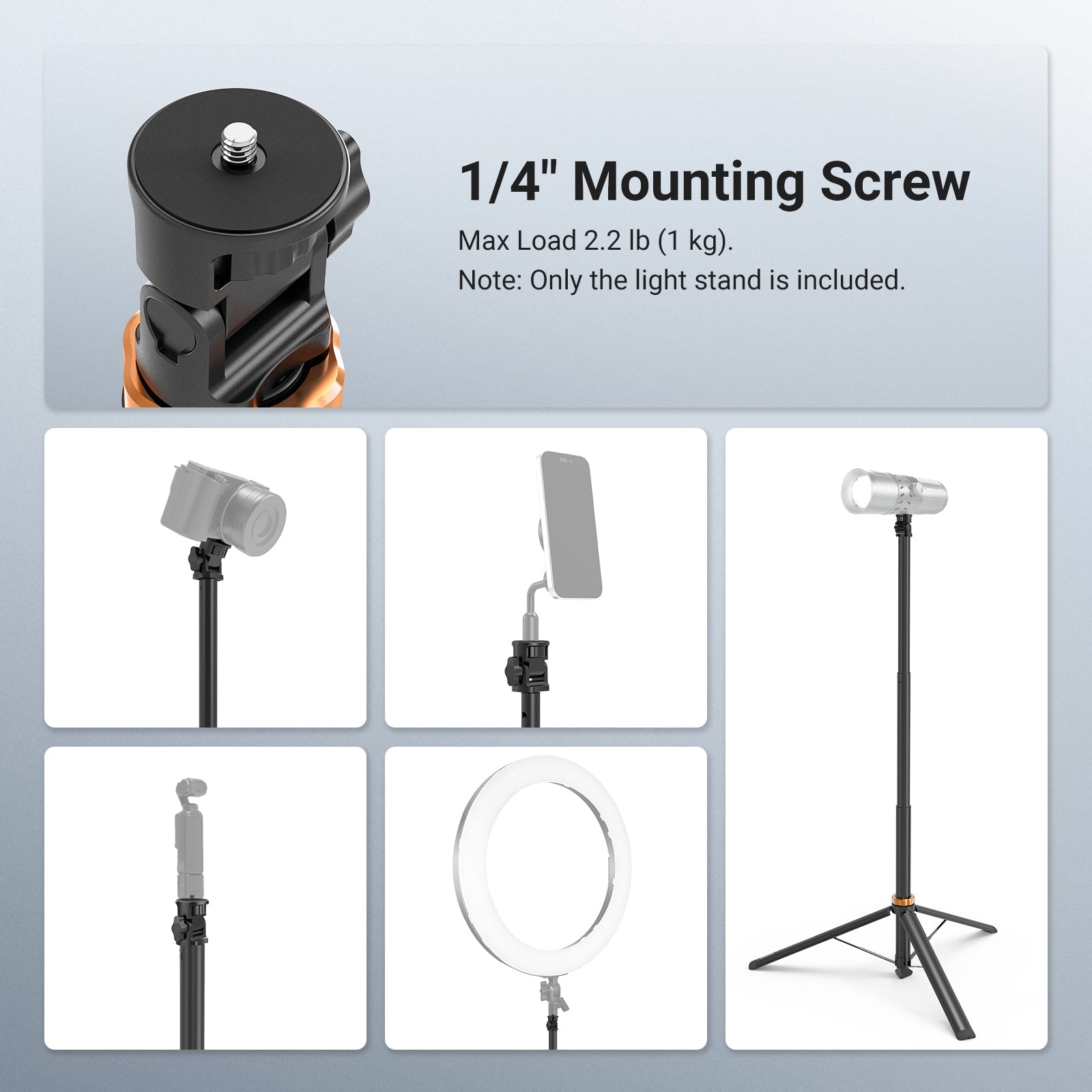 NEEWER BASICS ST016 One Touch Quick Assembly Light Stand