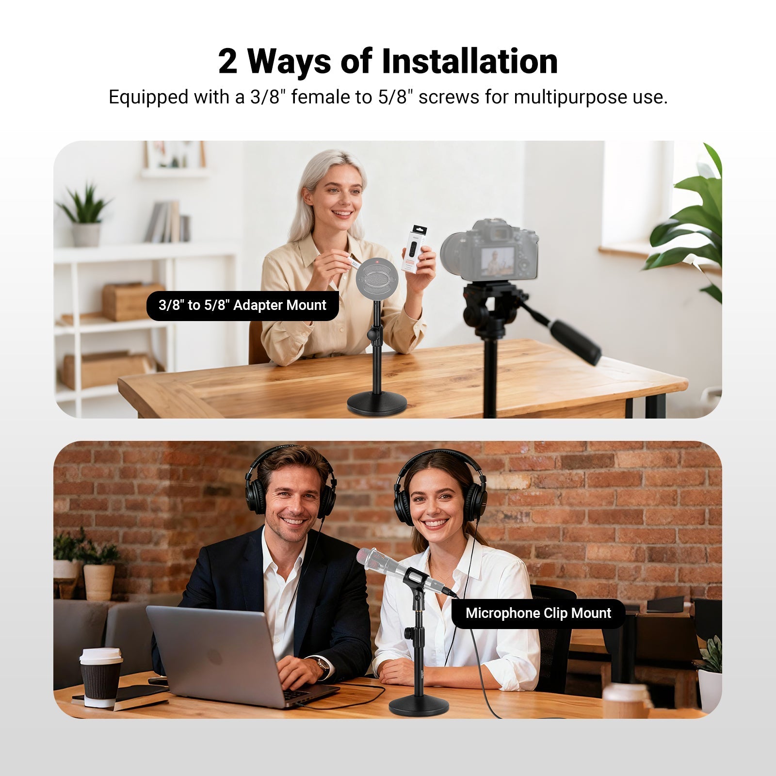 NEEWER MS015 Desk Microphone Stand