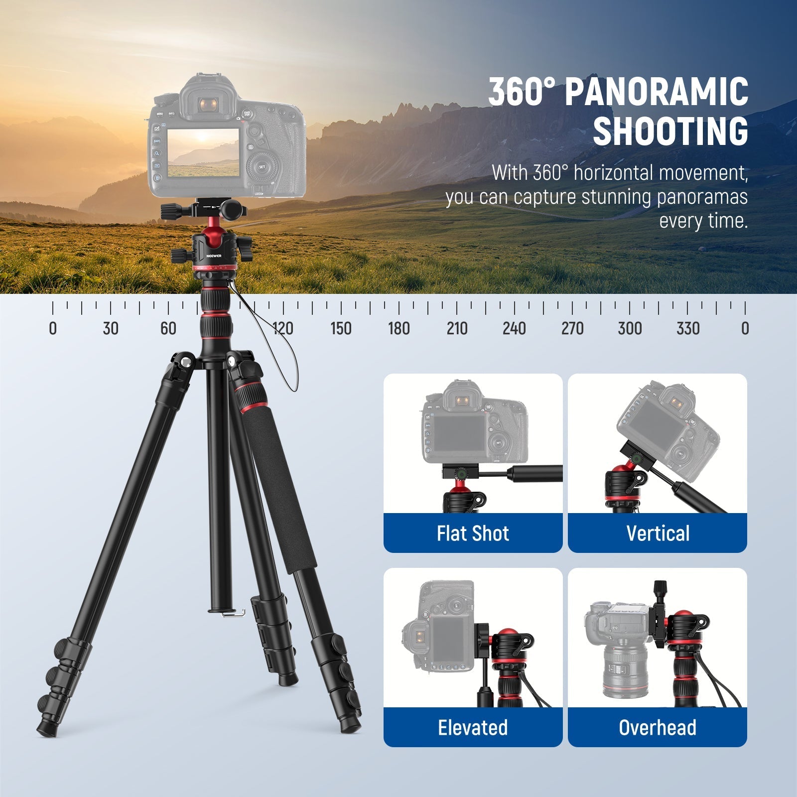 NEEWER TP08 77" Camera Tripod Monopod