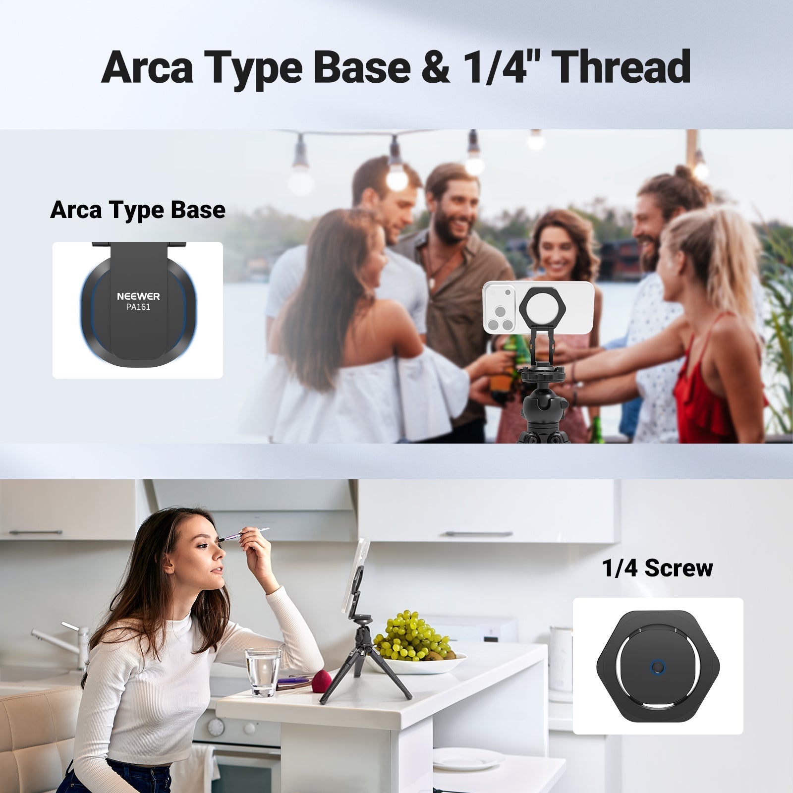 NEEWER PA161 Dual Magnetic Phone Holder
