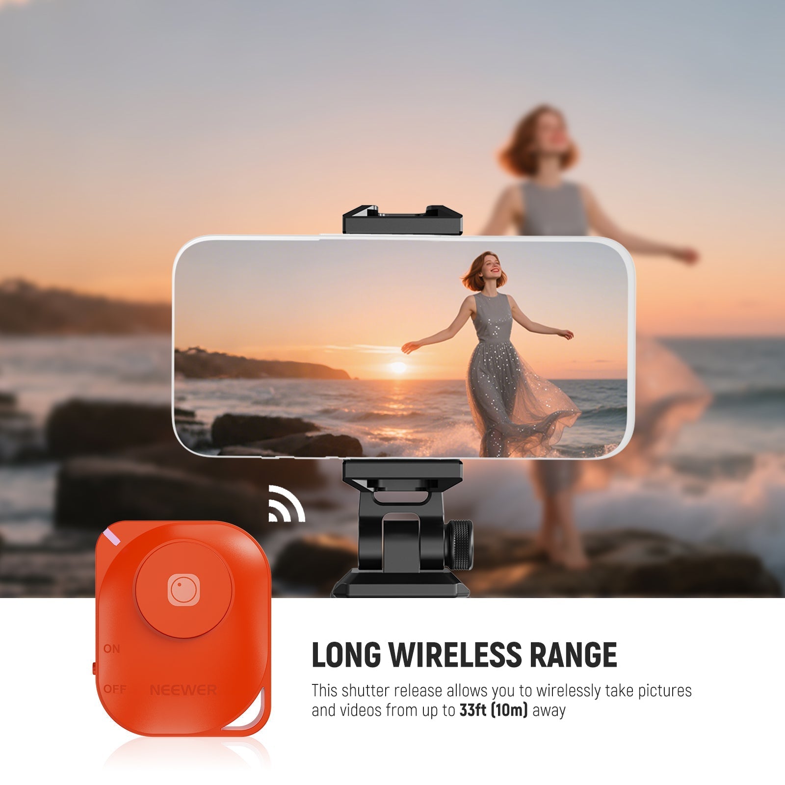 NEEWER RT116 Wireless Bluetooth Remote Shutter Release