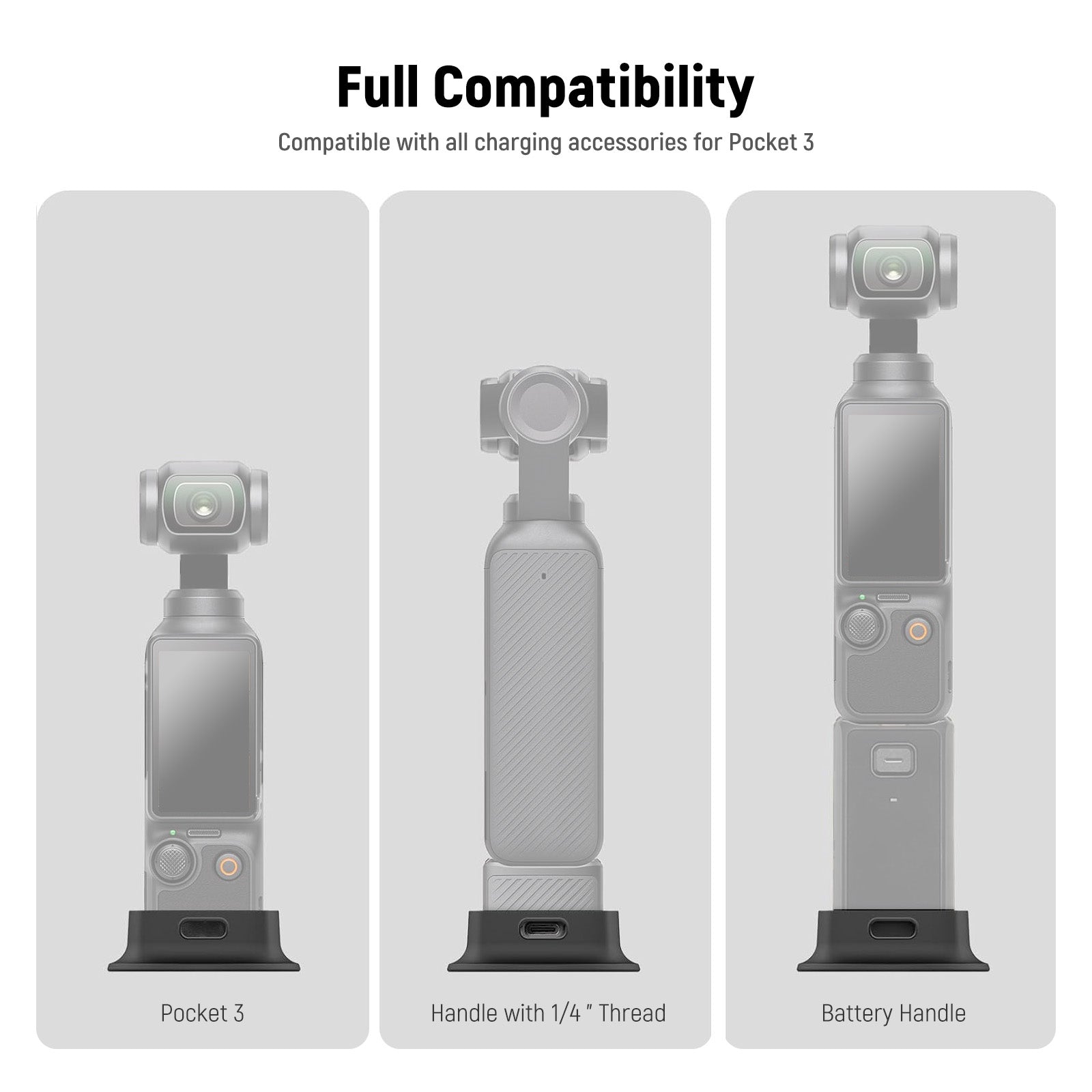 NEEWER AC020 Silicone Stand Base for DJI Osmo Pocket 4P/4/3