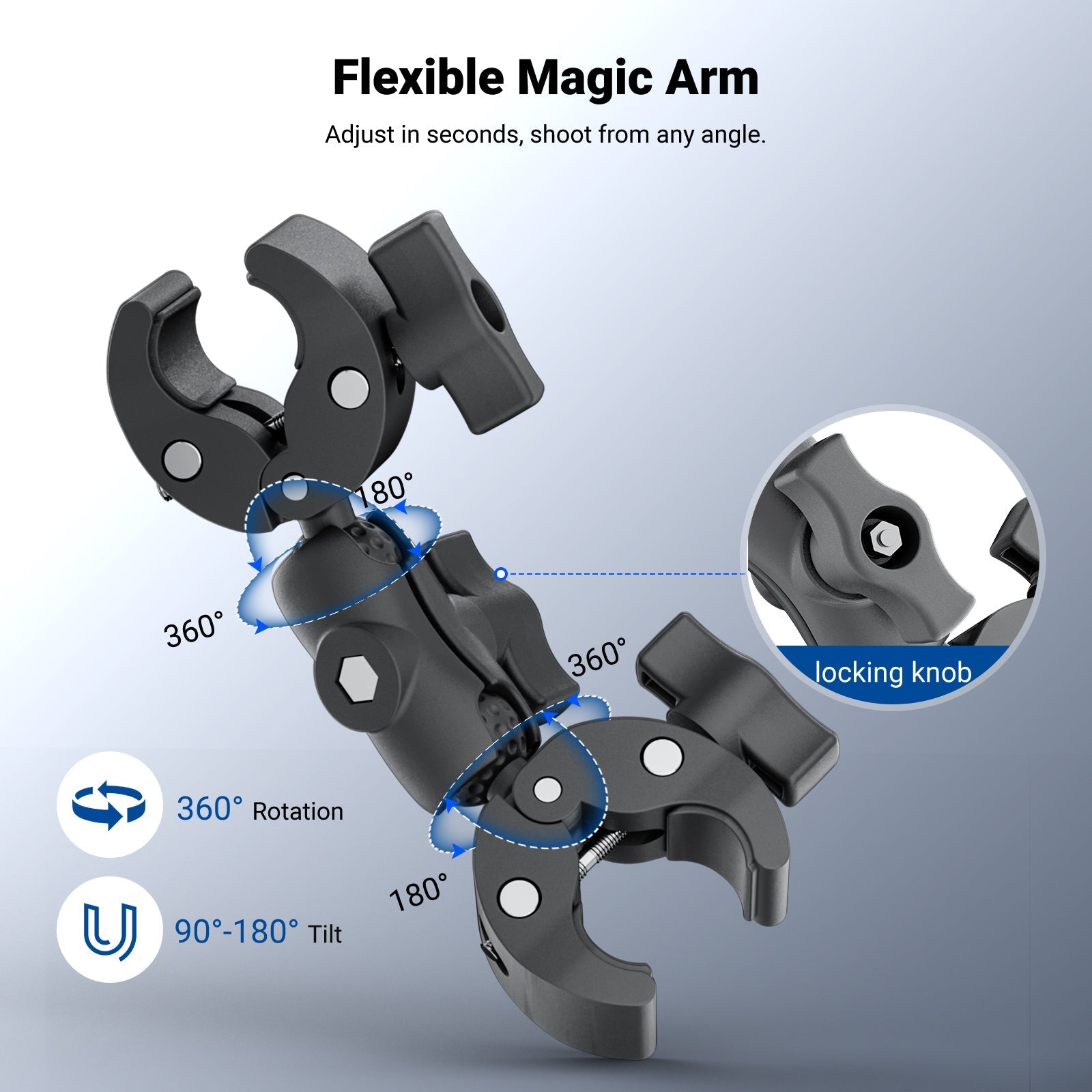 NEEWER BASICS GP-32 Motorcycle Mount Accessories Kit