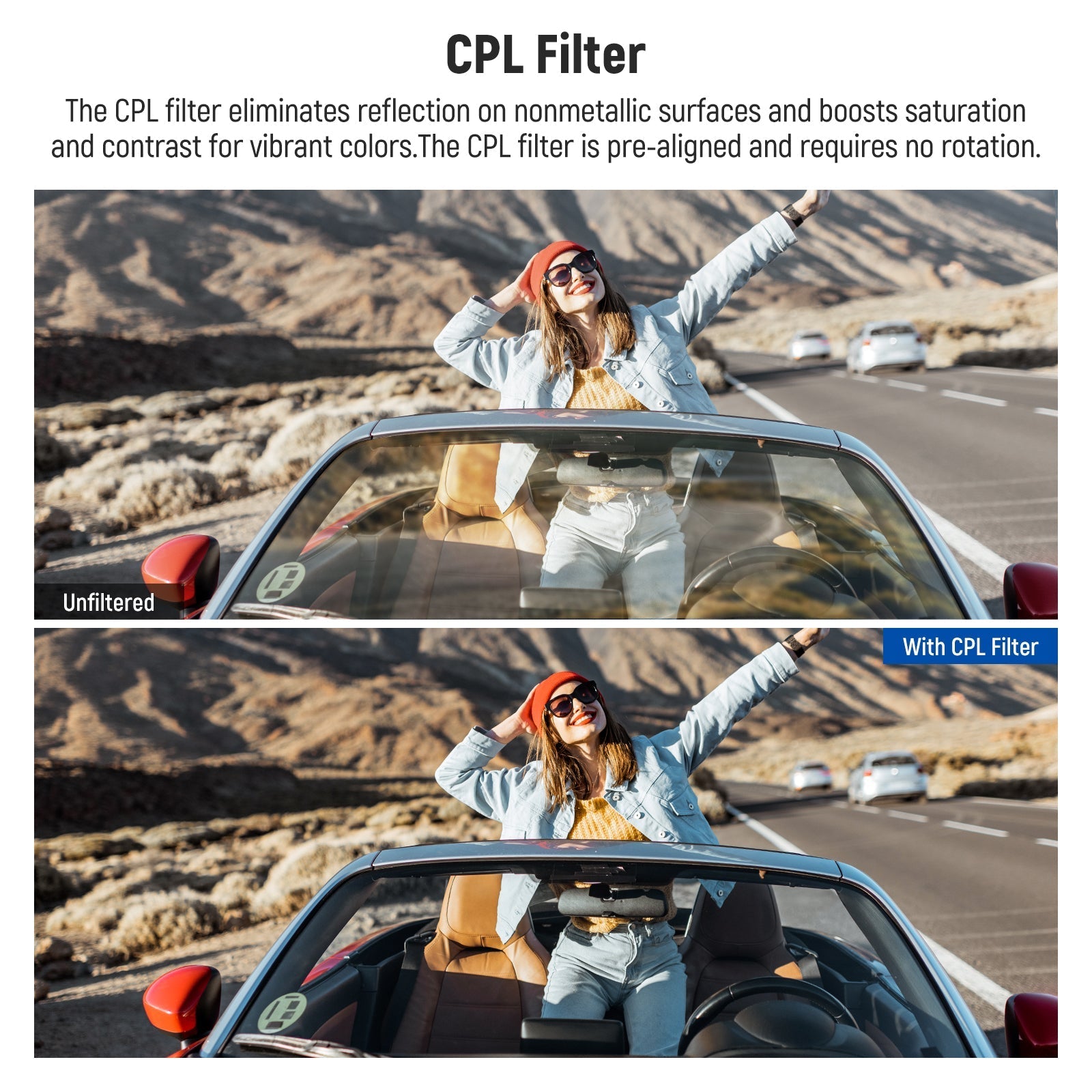 NEEWER FL-N21 3-Pack Magnetic ND Filter Set for DJI NEO