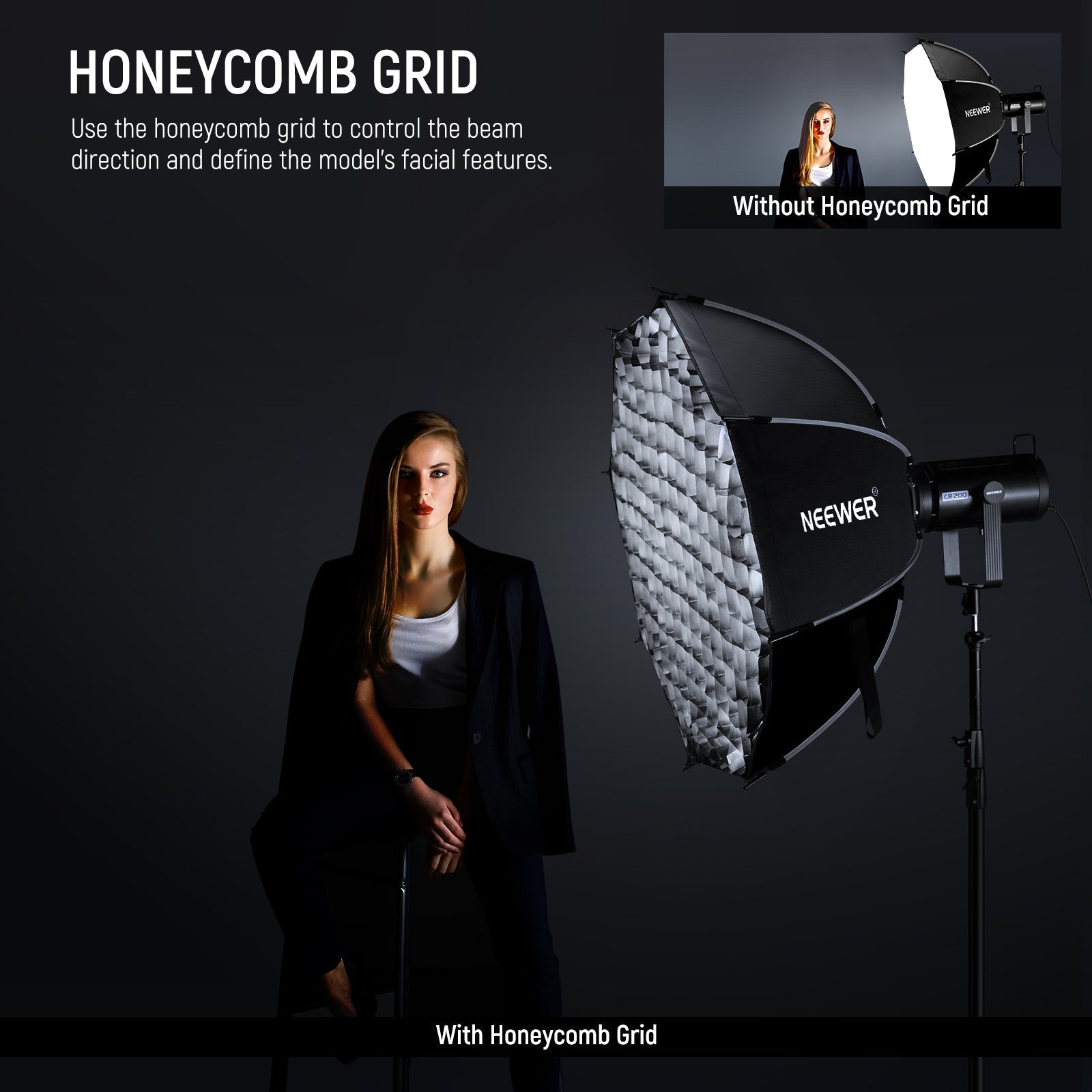 NEEWER 45CM/65CM/90CM Quick Release Octagonal Softbox