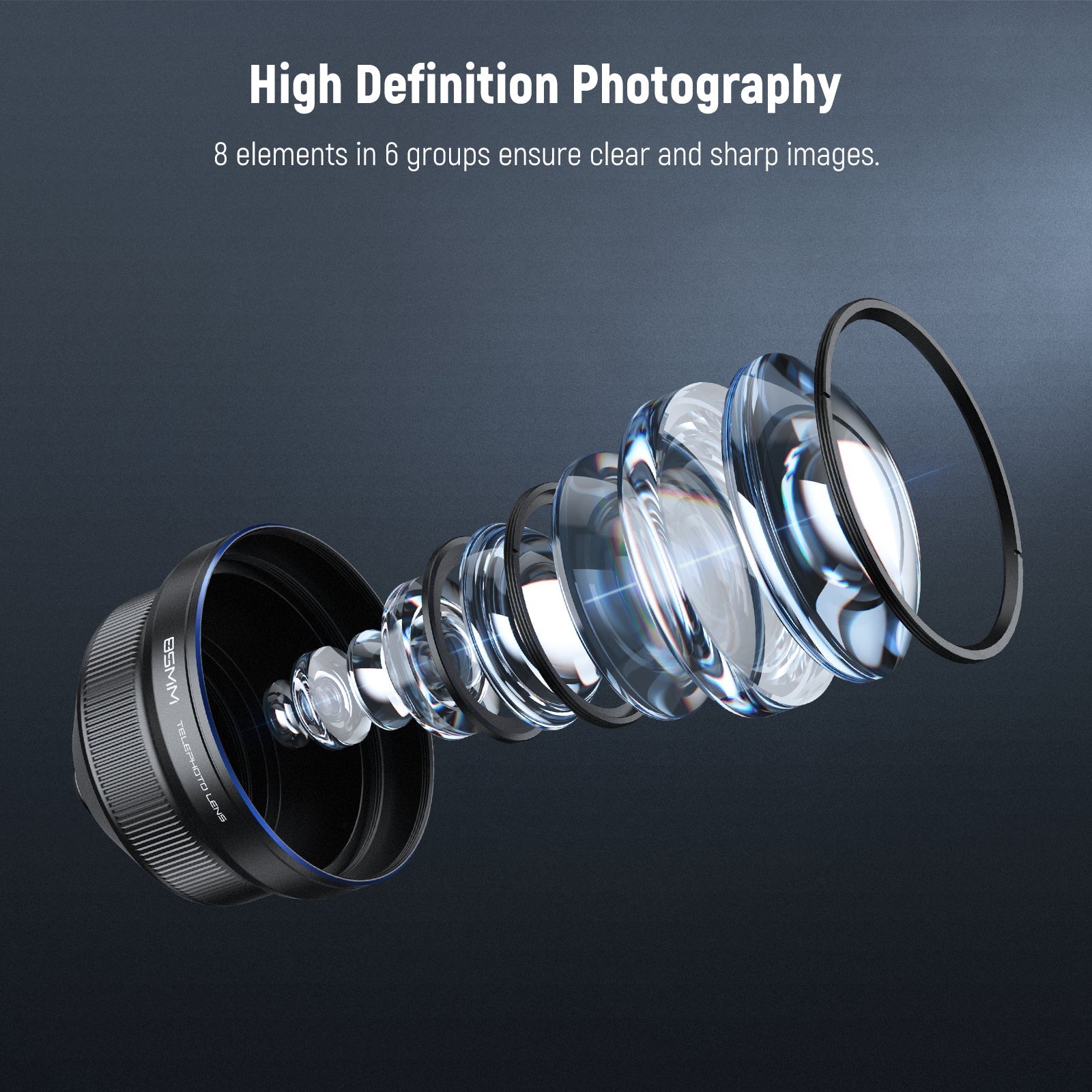 NEEWER LS-59 85mm HD Telephoto Lens with 17mm Lens Thread