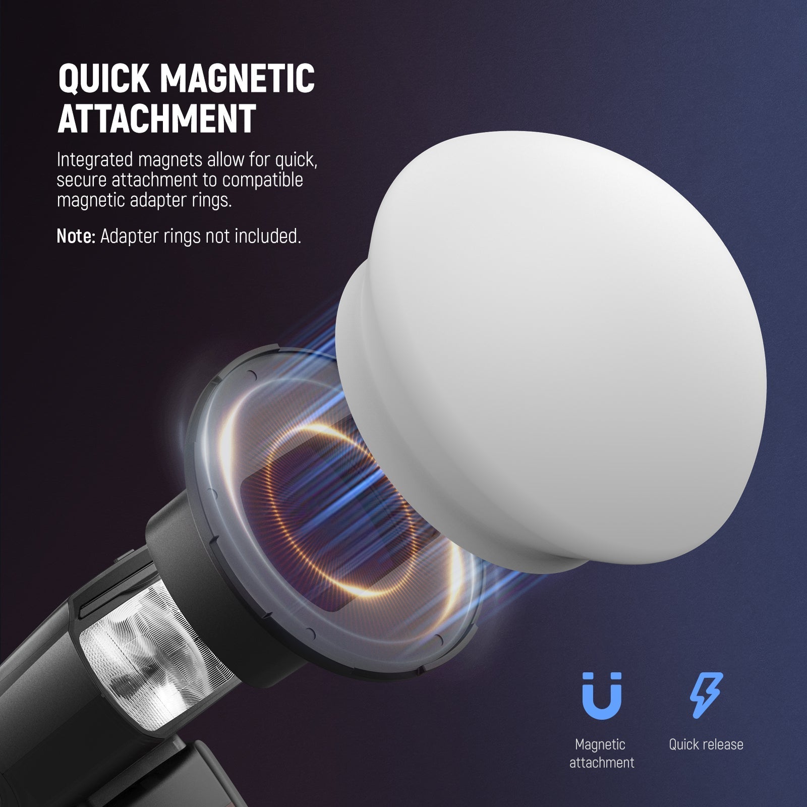 NEEWER CRS9 Silicone Flash Diffuser for NEEWER Square/Round Head Flashes