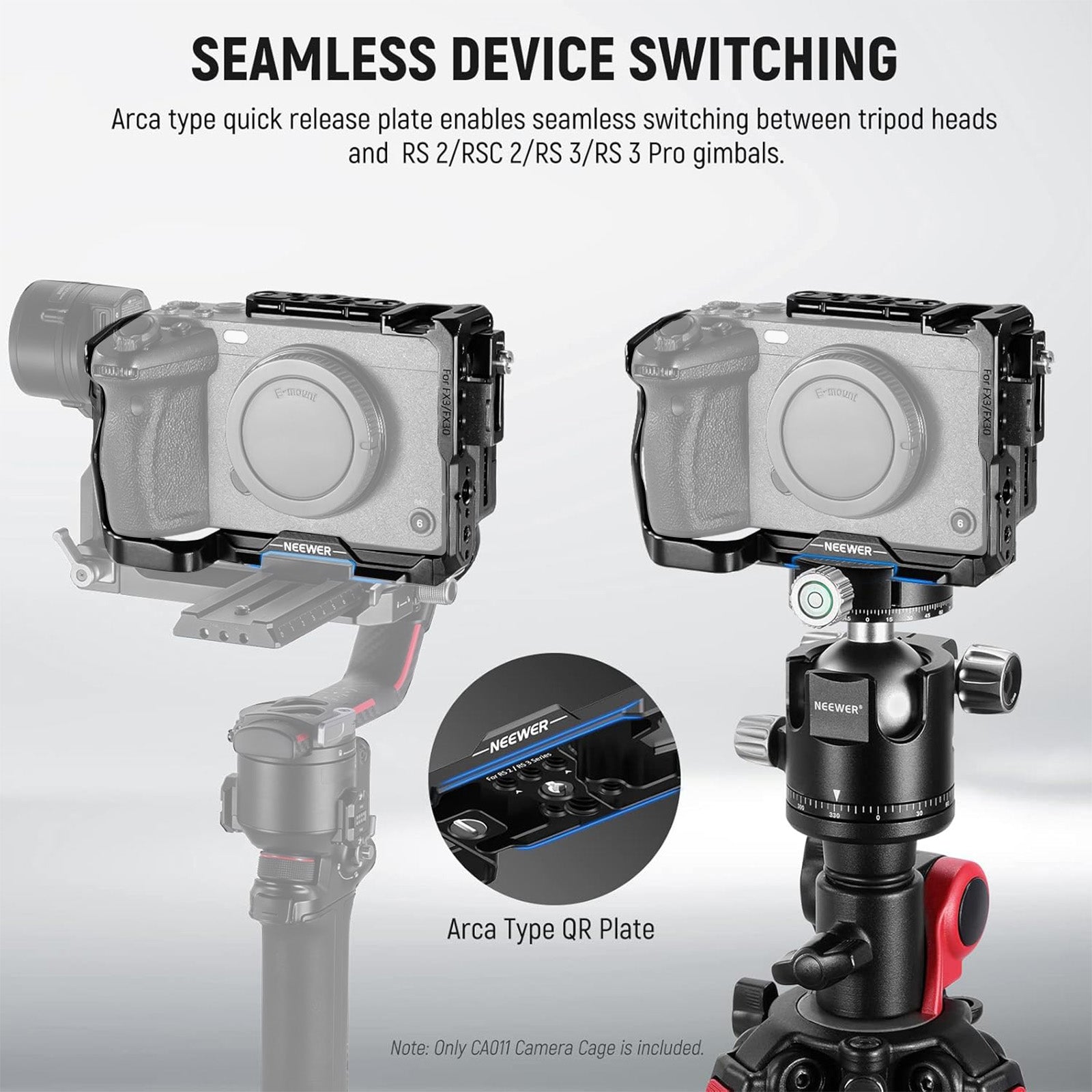 NEEWER CA011/CA024 Camera Cage For Sony FX3/FX30