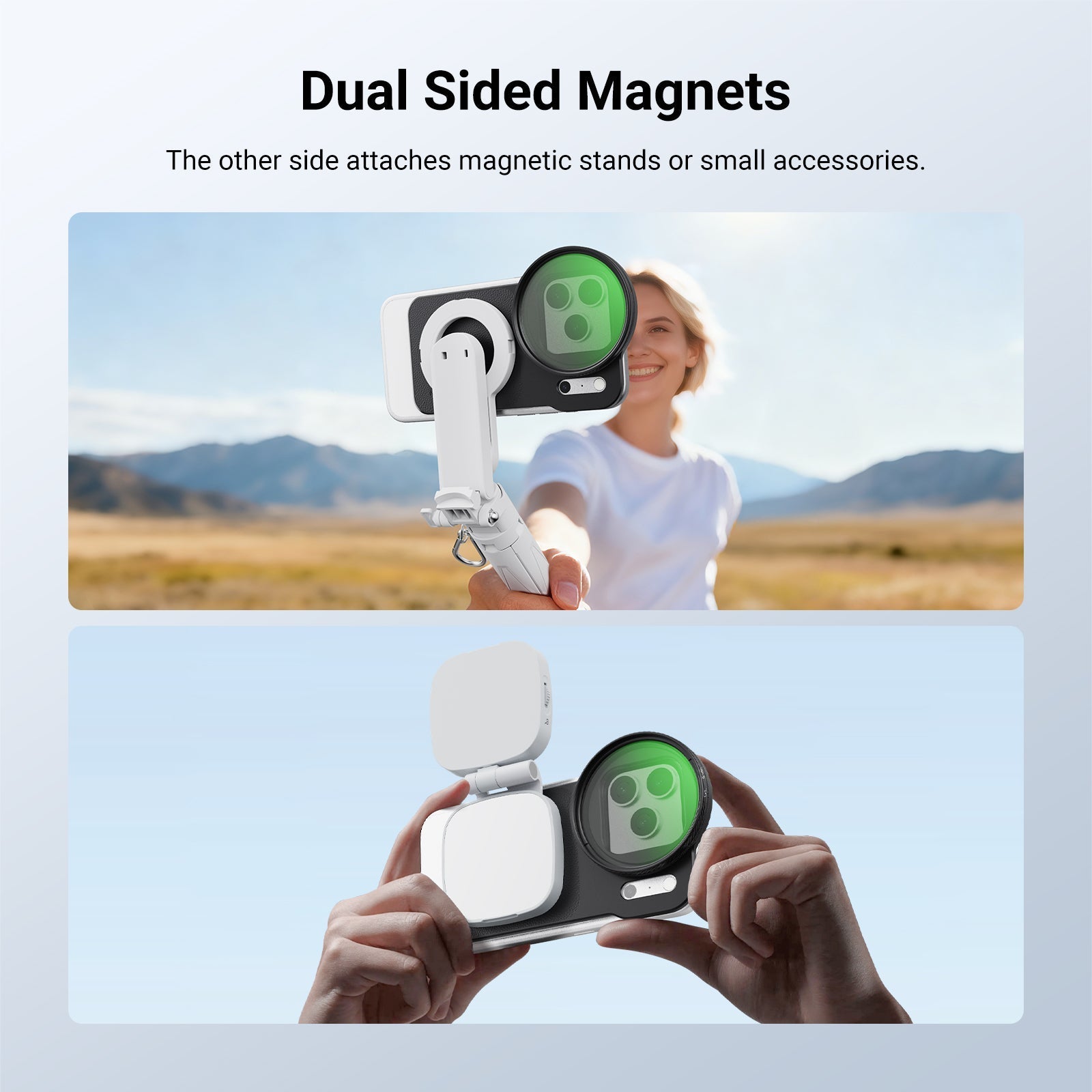 NEEWER 6.3" Magnetic Filter Backplate Kit For iPhone Standard & Pro Versions