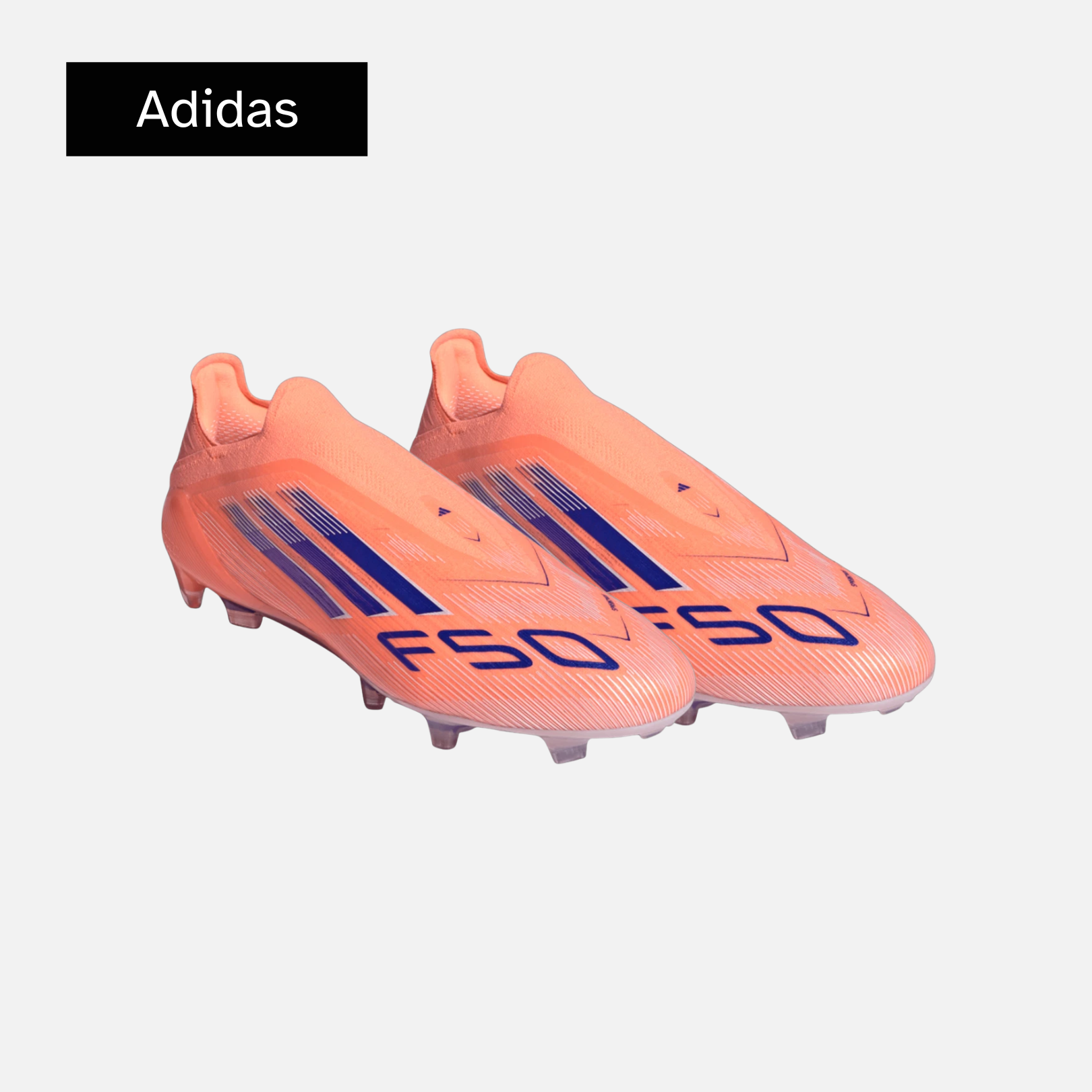 adidas F50 Elite Laceless 'Beam Orange/Lucid Blue/Cloud White'