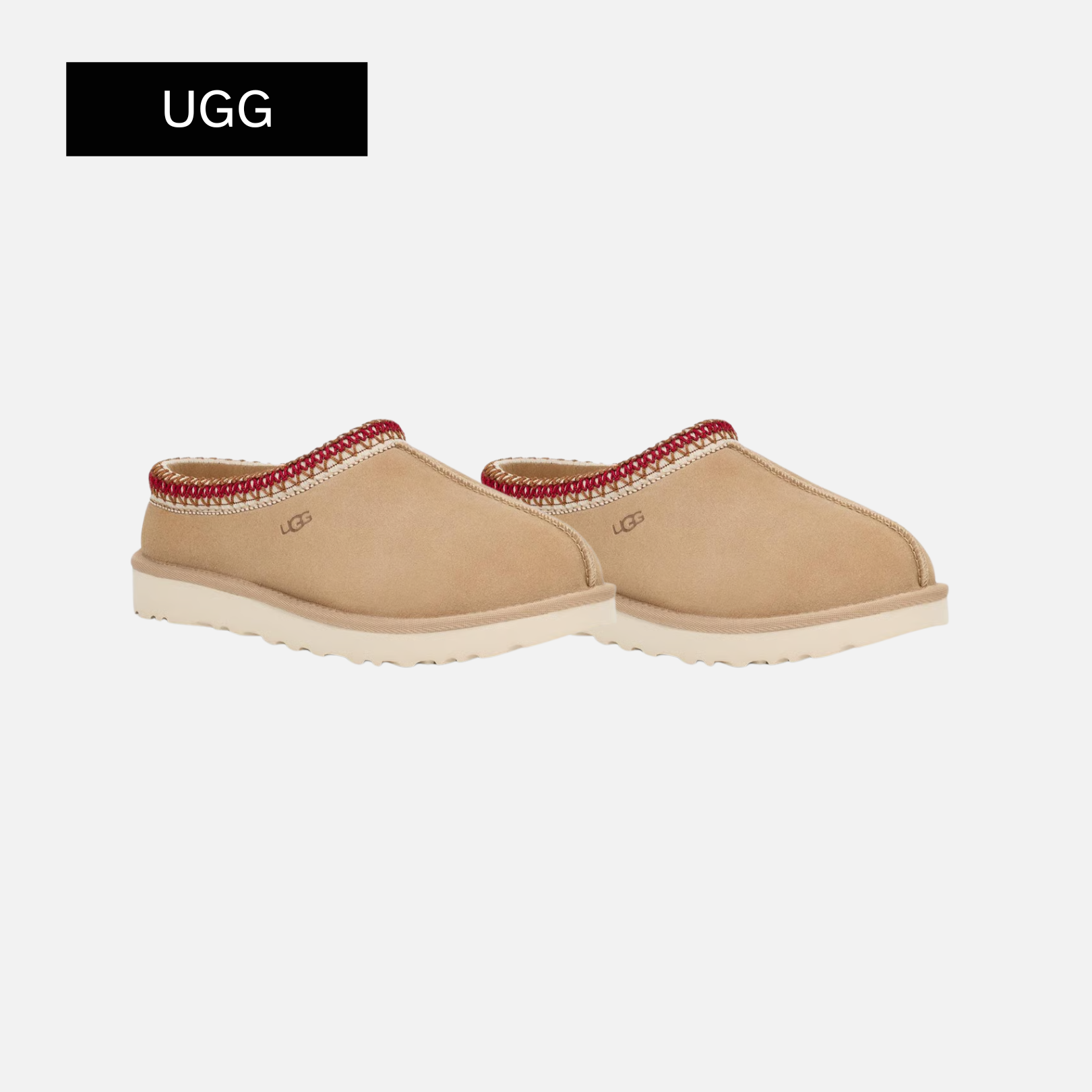 UGG Tasman Slipper Wmns 'Sand Dark Cherry'