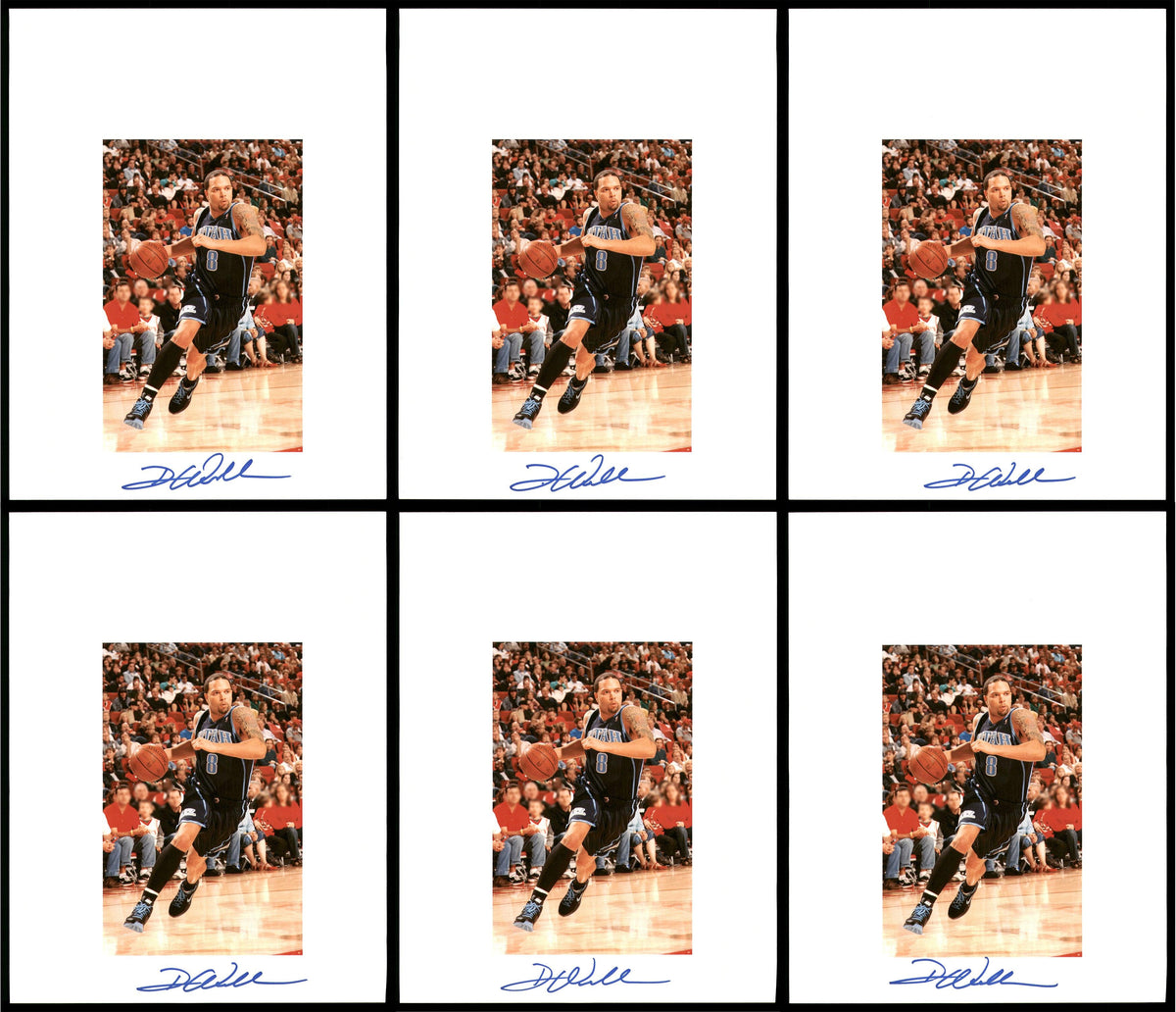 Deron Williams Autographed 8.5x11 Photo 12 Count Lot Utah Jazz SKU #194023