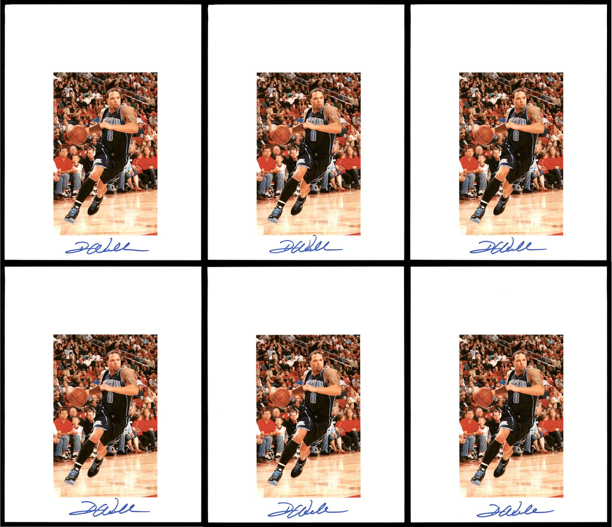Deron Williams Autographed 8.5x11 Photo 12 Count Lot Utah Jazz SKU #194023