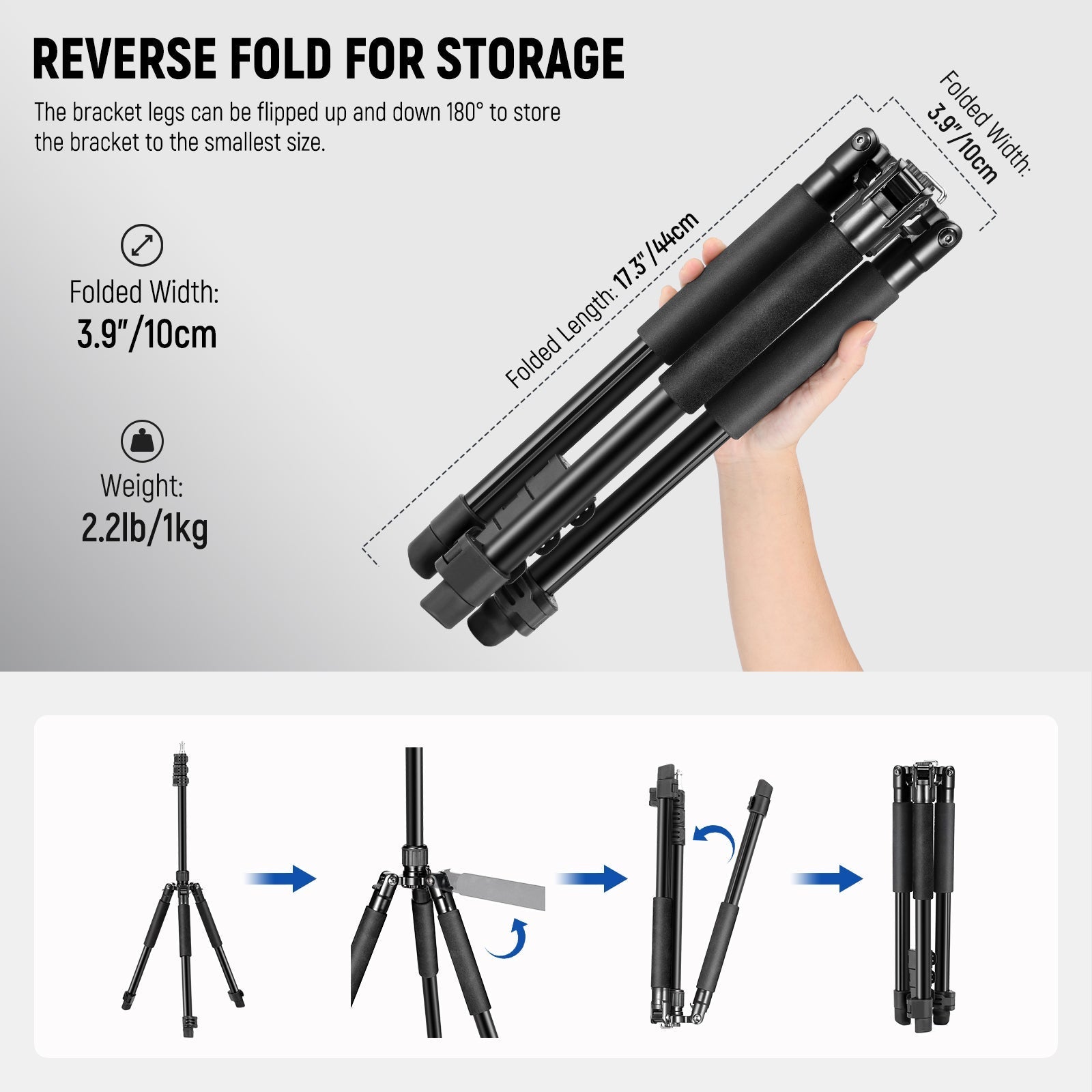 NEEWER ST195 195cm Portable Photography Light Stand
