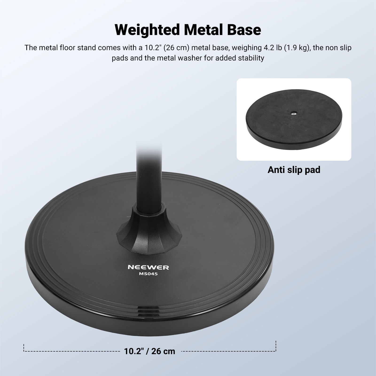 NEEWER MS045 Microphone Floor Stand