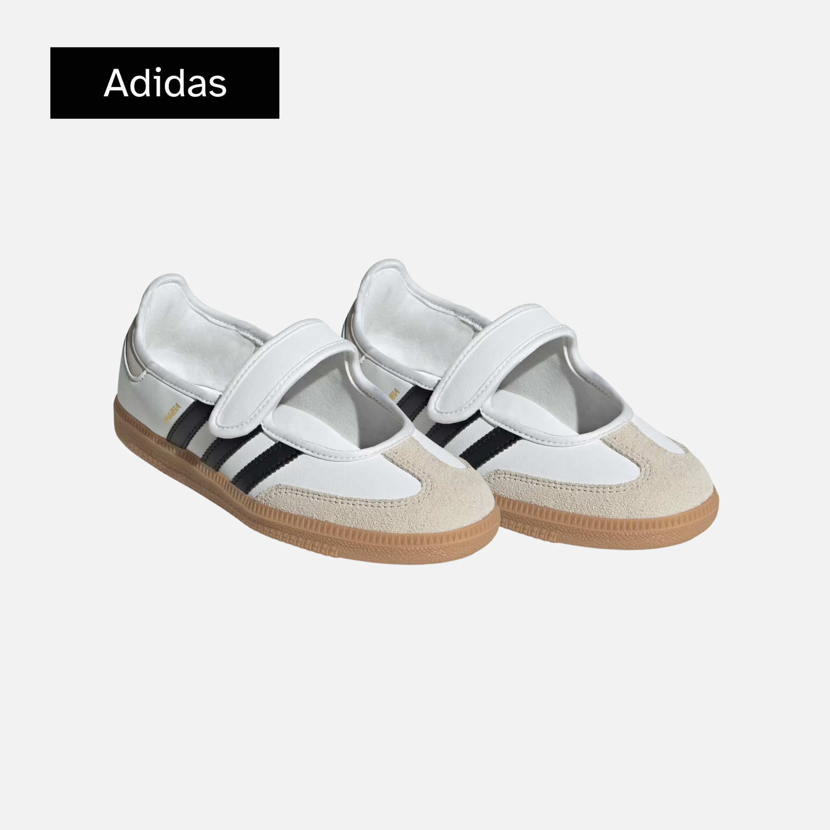 adidas Samba Jane J 'White Alumina Gum'