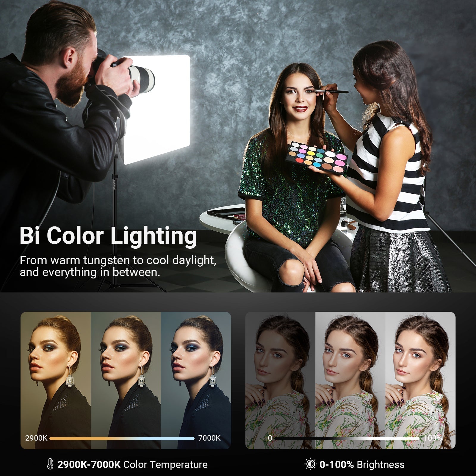 NEEWER 24"X24"/60x60cm Softbox Lighting Kit