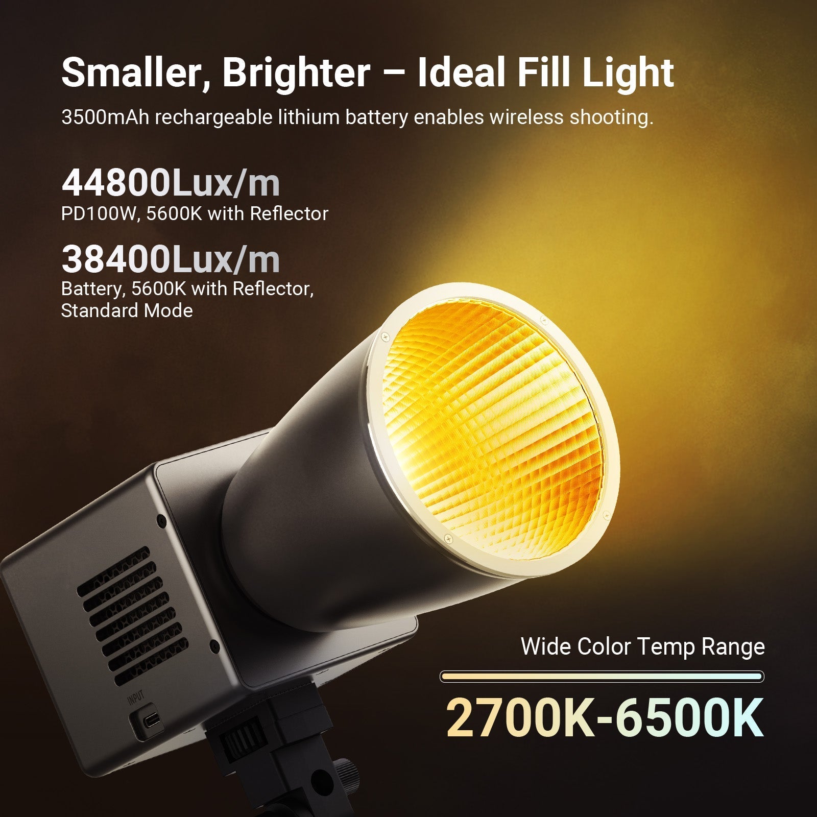 NEEWER HB60B 60W Portable Mini LED Video Light