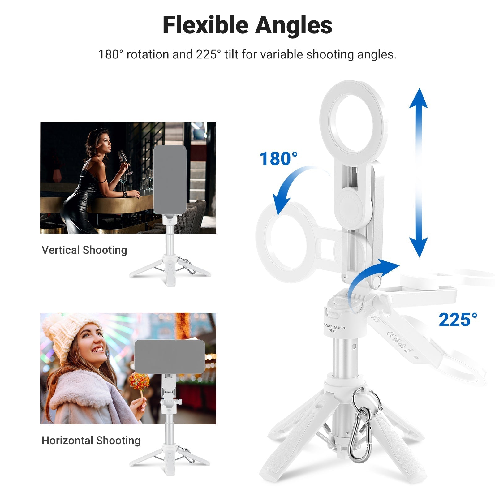 NEEWER BASICS PA985 Magnetic Selfie Stick Tripod