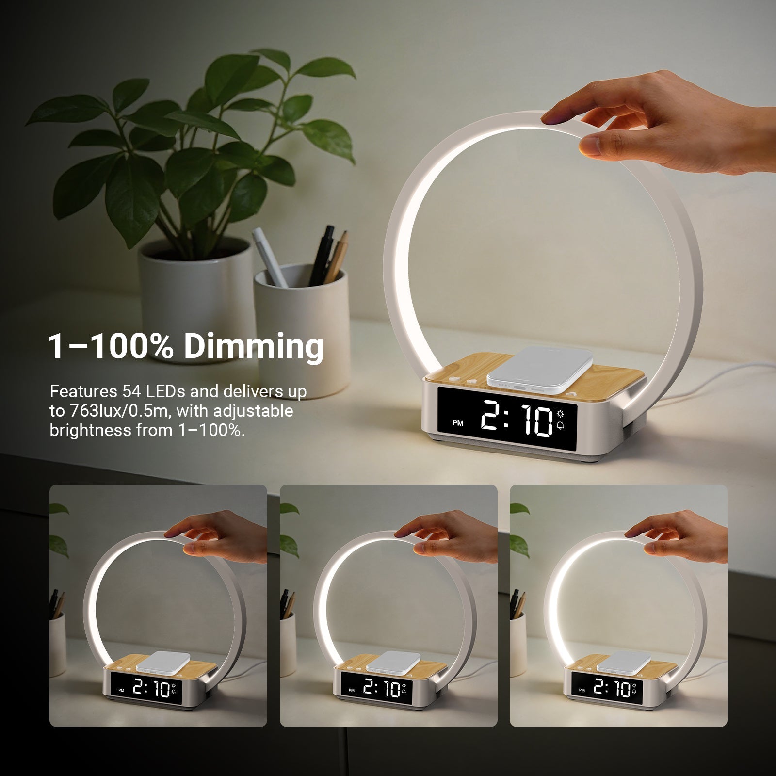 NEEWER ENTRY LEVEL VERSION N40 Bedside Lamp with 15W Wireless Charging