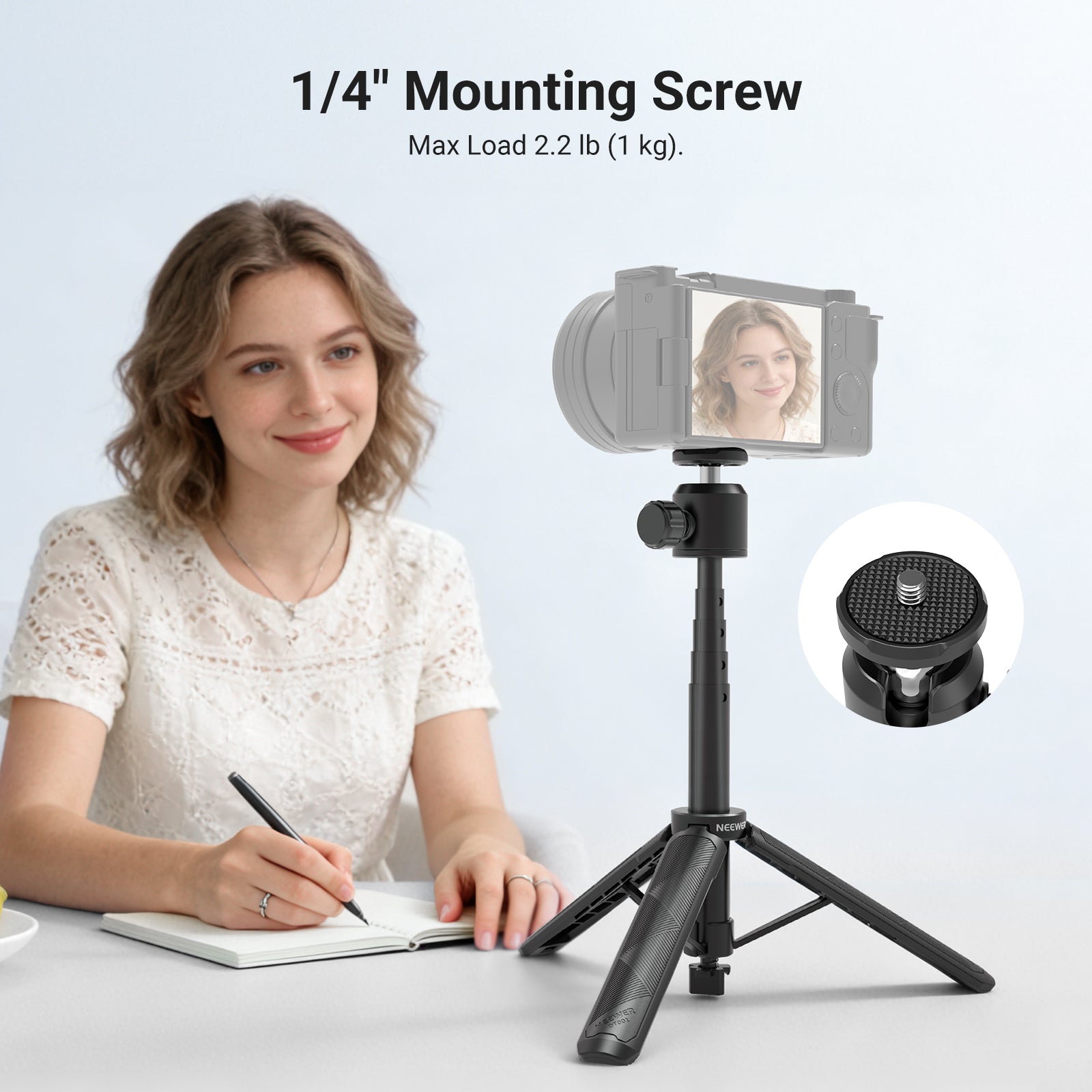 NEEWER BASICS DT001 Extendable Selfie Stick Tripod
