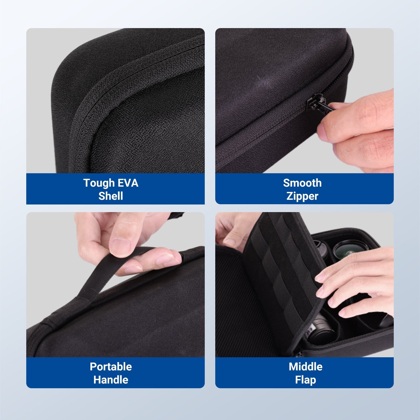 NEEWER PB27 Carrying Case for Action Camera & Accessories
