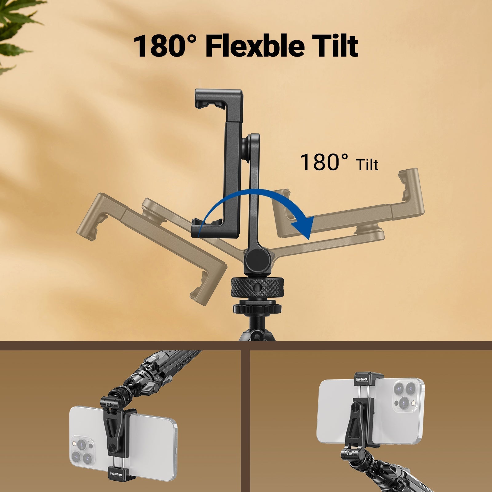 NEEWER GA010 Phone Tripod Mount For DJI RS 2 RSC 2 RS 3 Pro