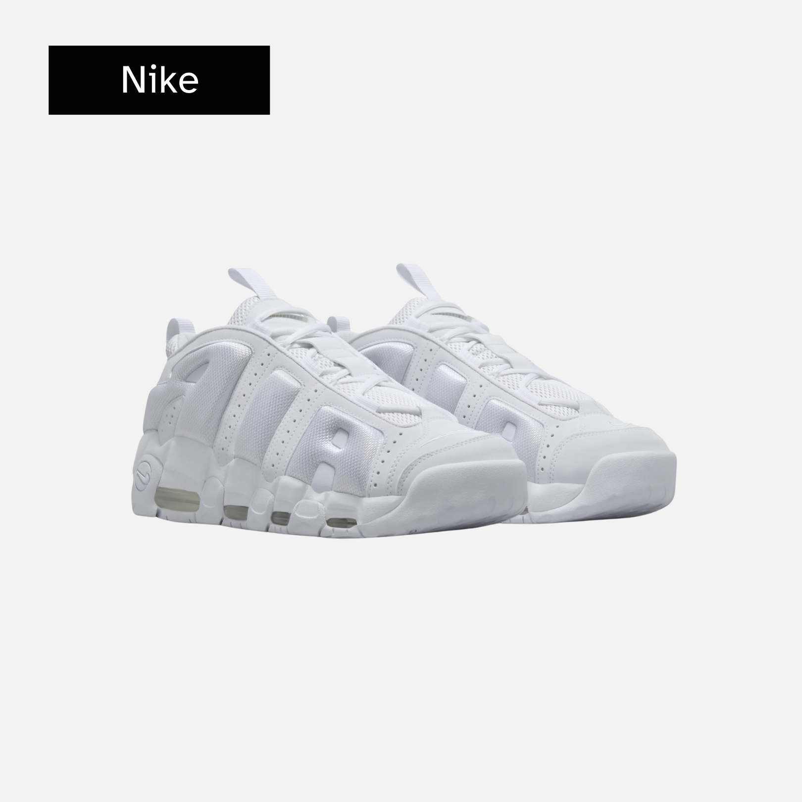 Nike Air More Uptempo Low 'Triple White'