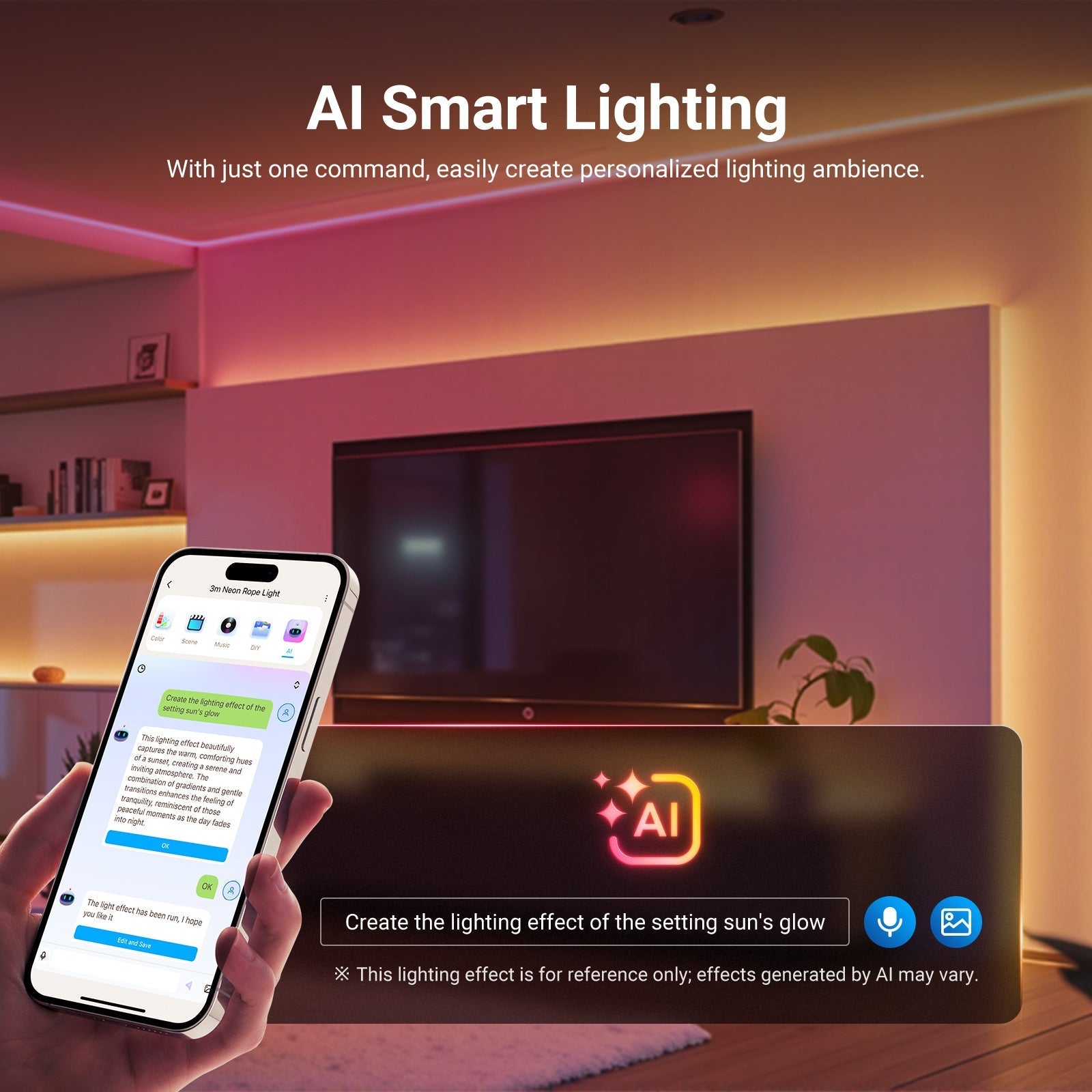 NEEWER NS01 Front Lit RGB LED Strip Light