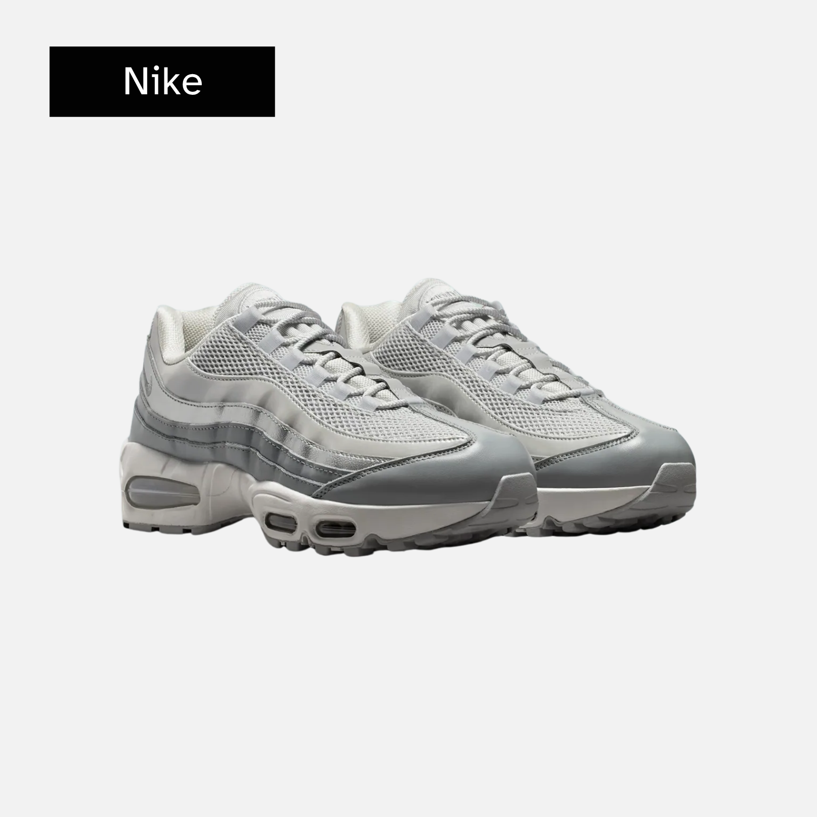 Wmns Nike Air Max 95 'Big Bubble - Grey Fog Silver'