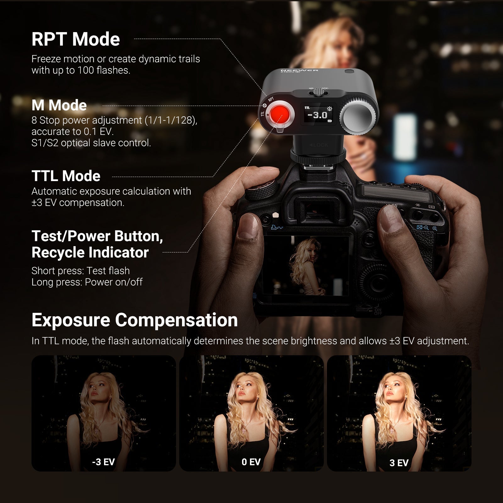 NEEWER Z160U TTL Mini Camera Flash Speedlite
