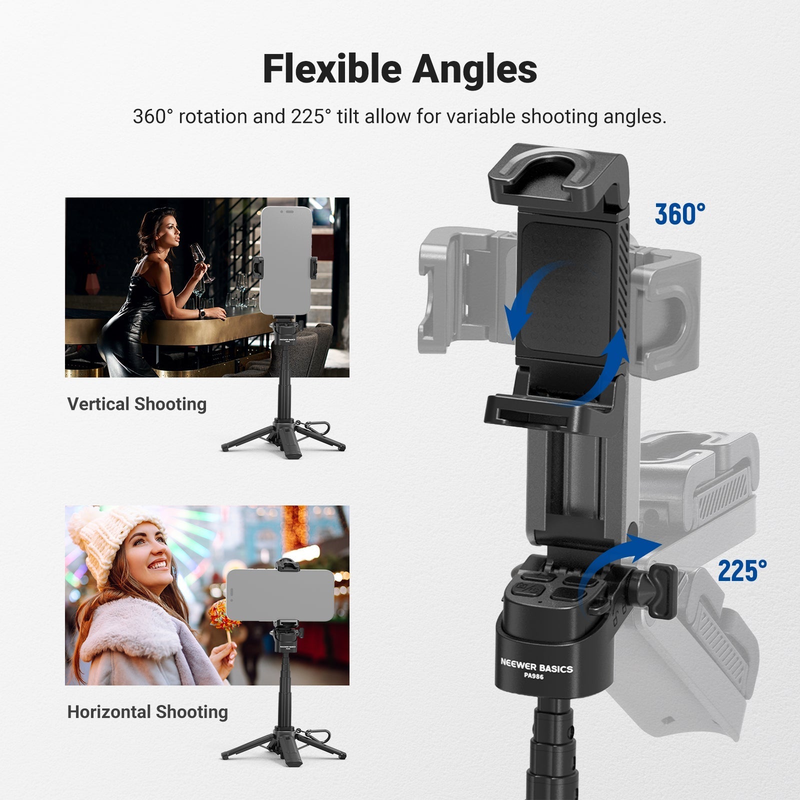 NEEWER BASICS PA986 Mini Phone Tripod Selfie Stick