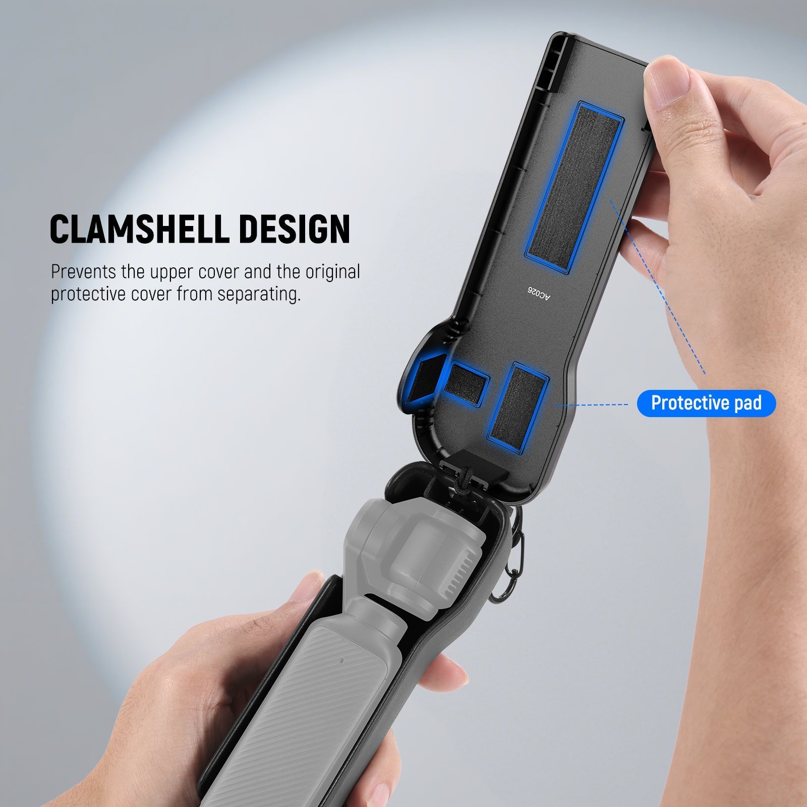 NEEWER AC026 Protective Cover with Carabiner for DJI Osmo Pocket 3