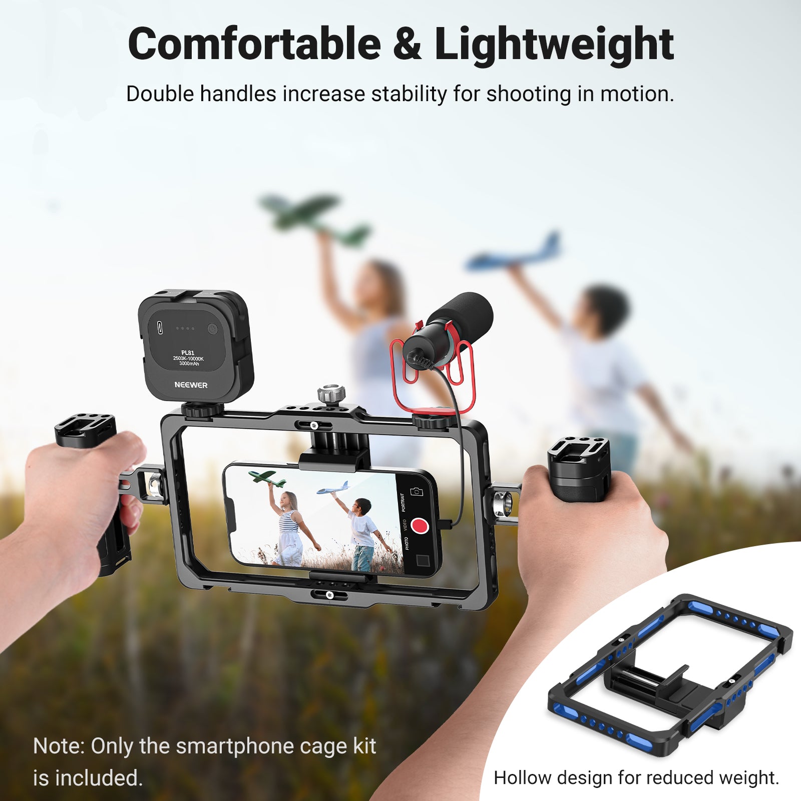 NEEWER PA009 Upgraded Phone Cage