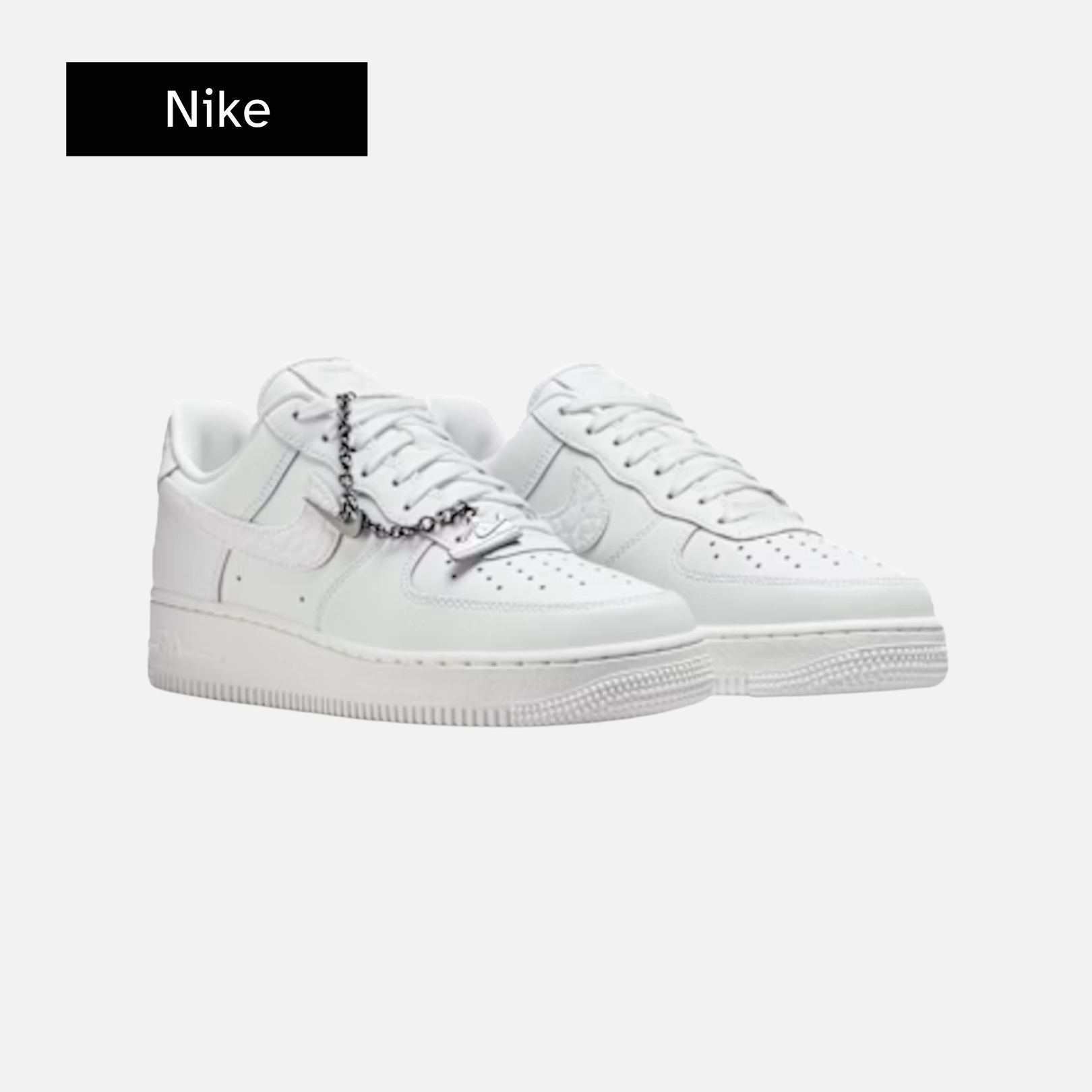 Nike Wmns Air Force 1 '07 Low 'Summit White/White/Metallic Silver/Summit White'