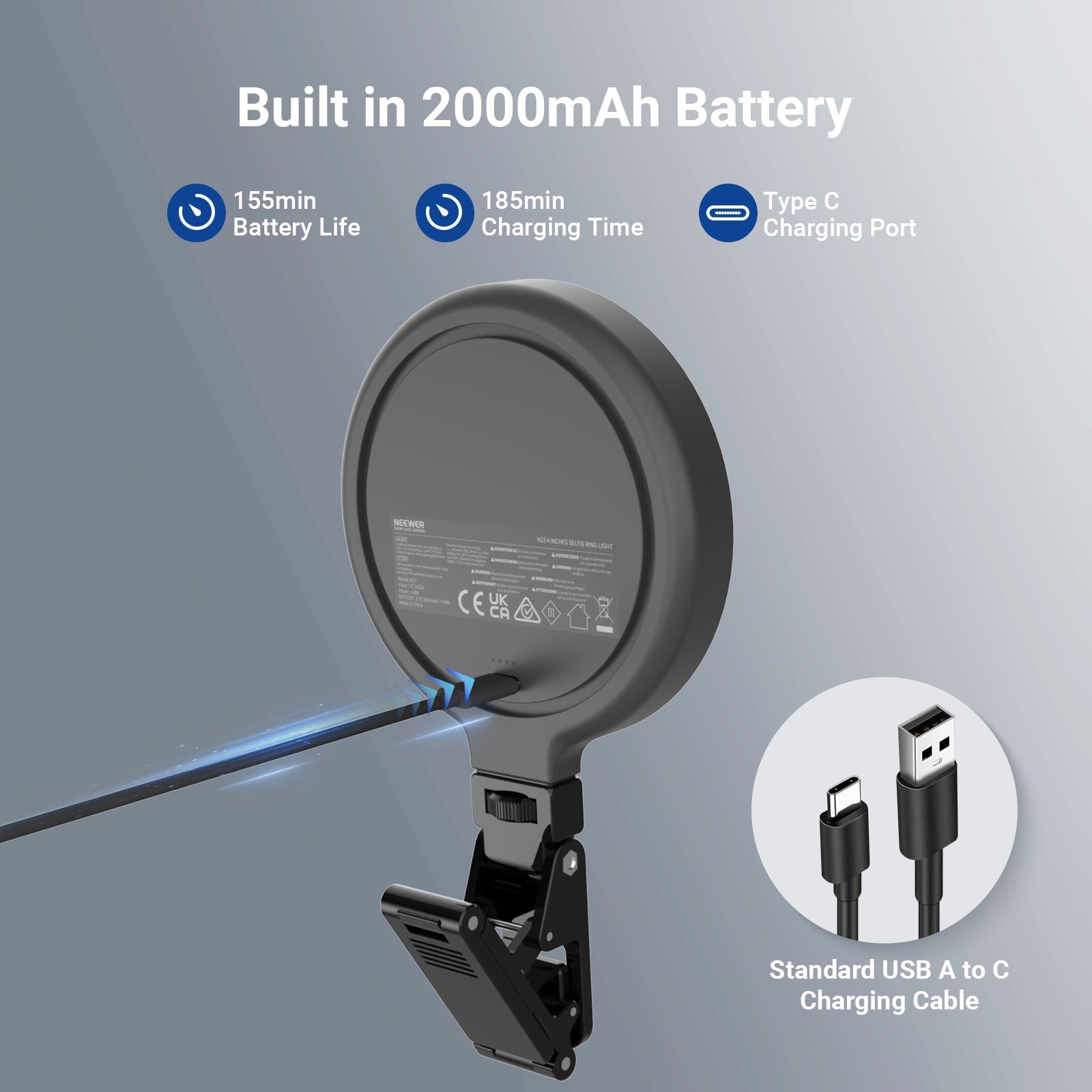 NEEWER ENTRY LEVEL VERSION N23 LED Selfie Ring Light
