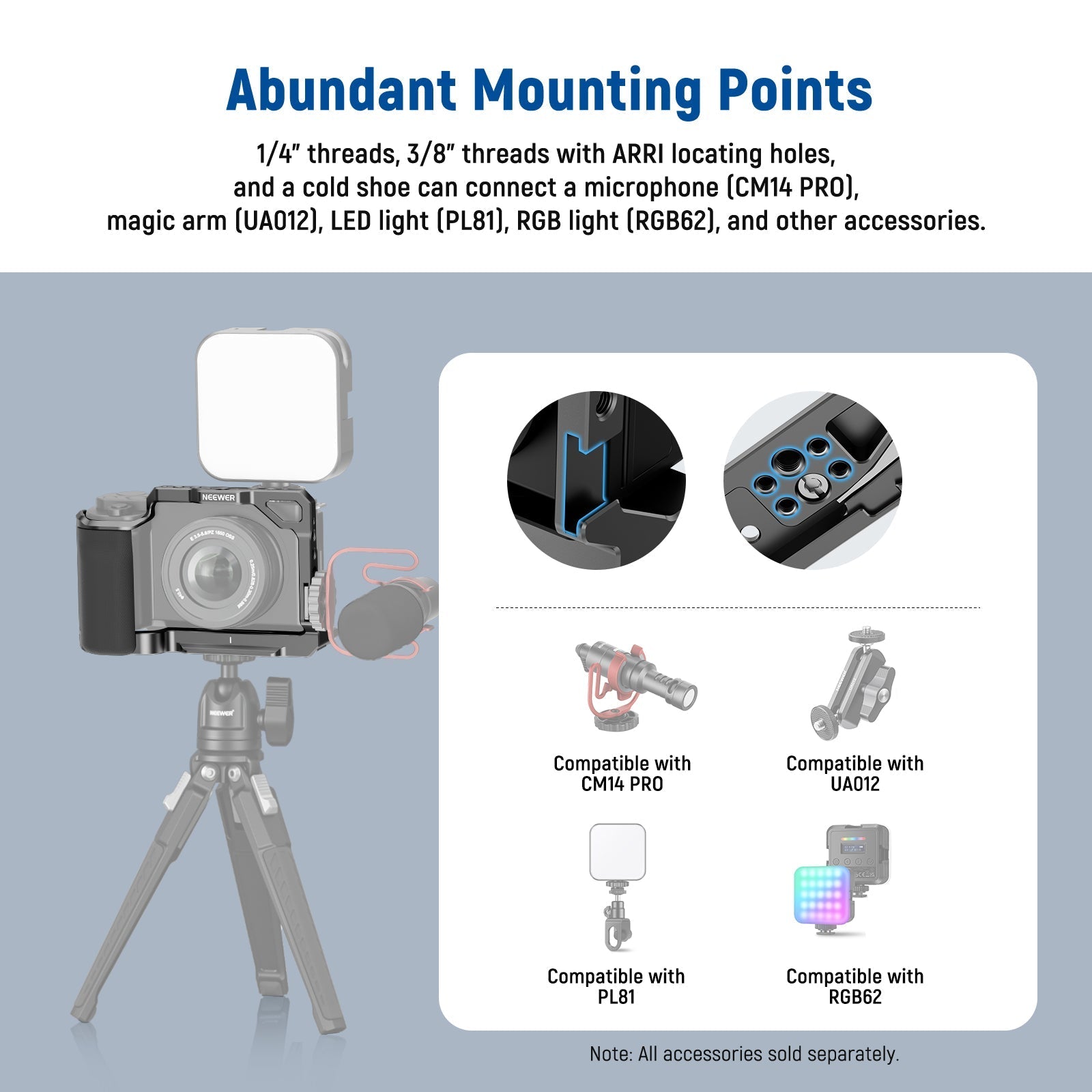 NEEWER CA003S Camera Cage for Sony ZV-E10