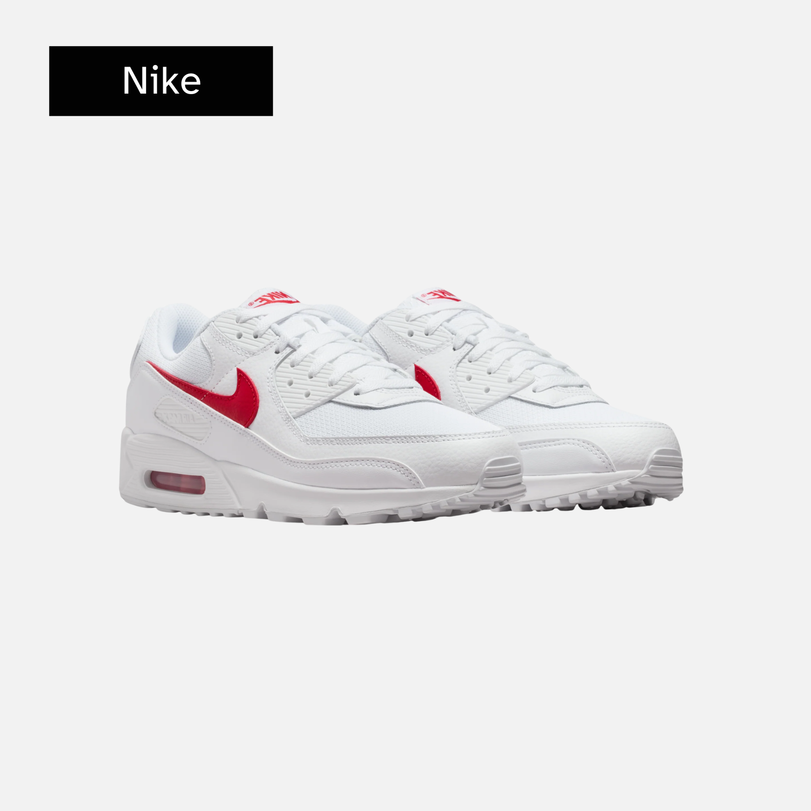Nike Air Max 90 "White University Red"