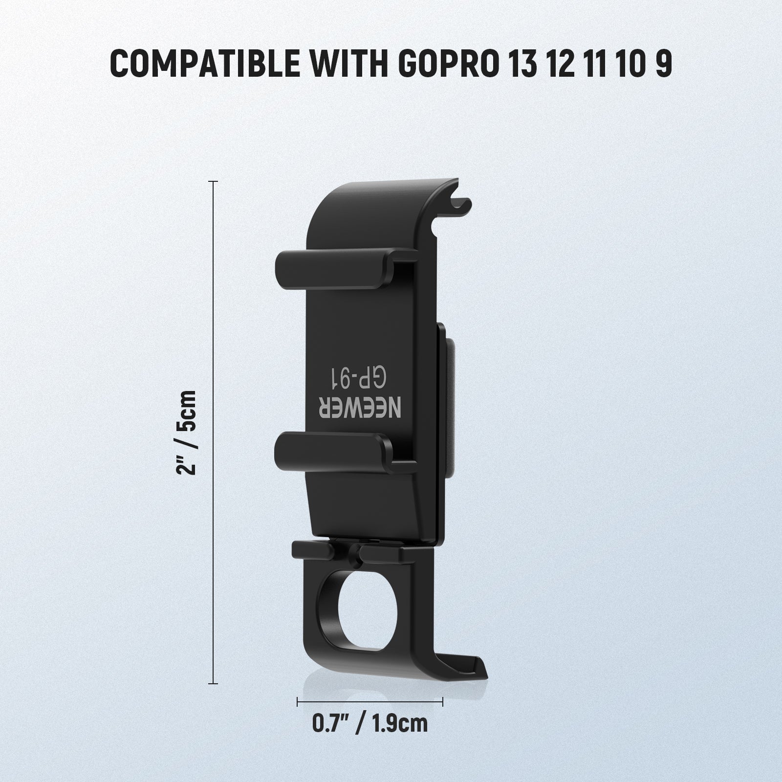 NEEWER GP-90/GP-91 Action Camera Battery Side Door For GoPro Hero 13 12 11 10 9