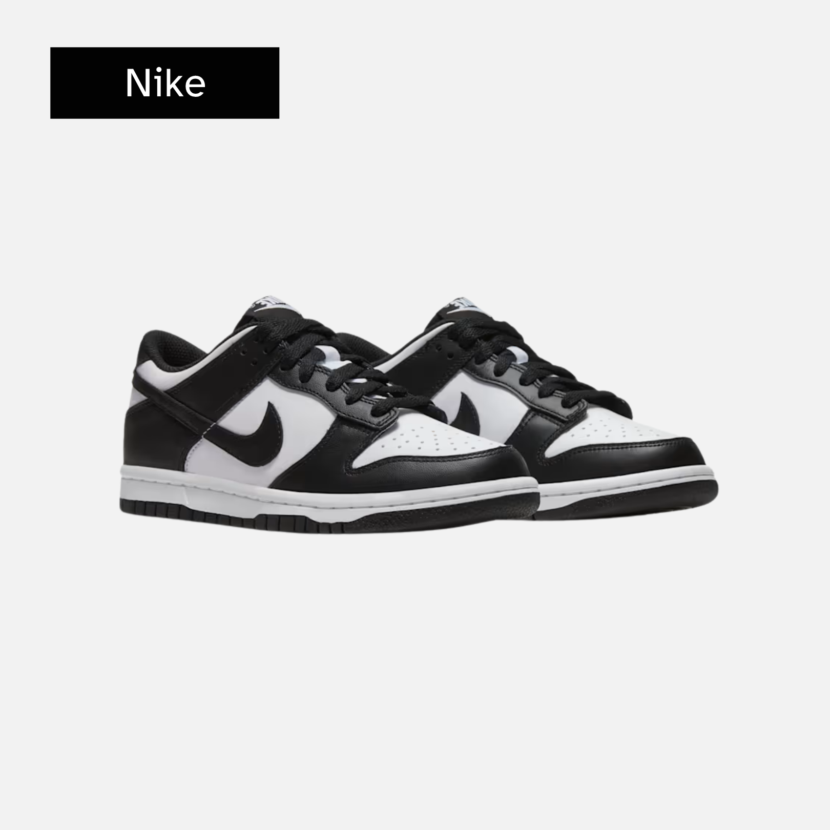 Nike Dunk Low GS 'Black White'
