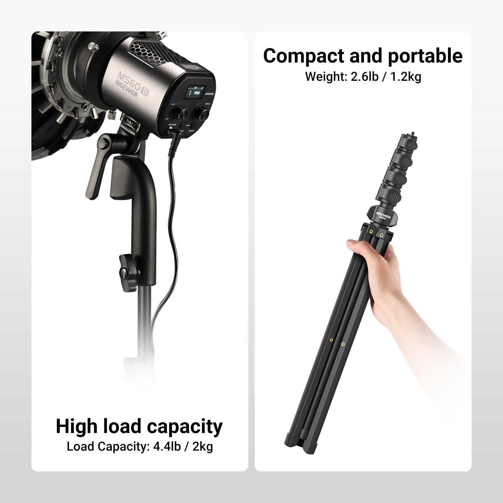 NEEWER MS046 Mic Stand Floor
