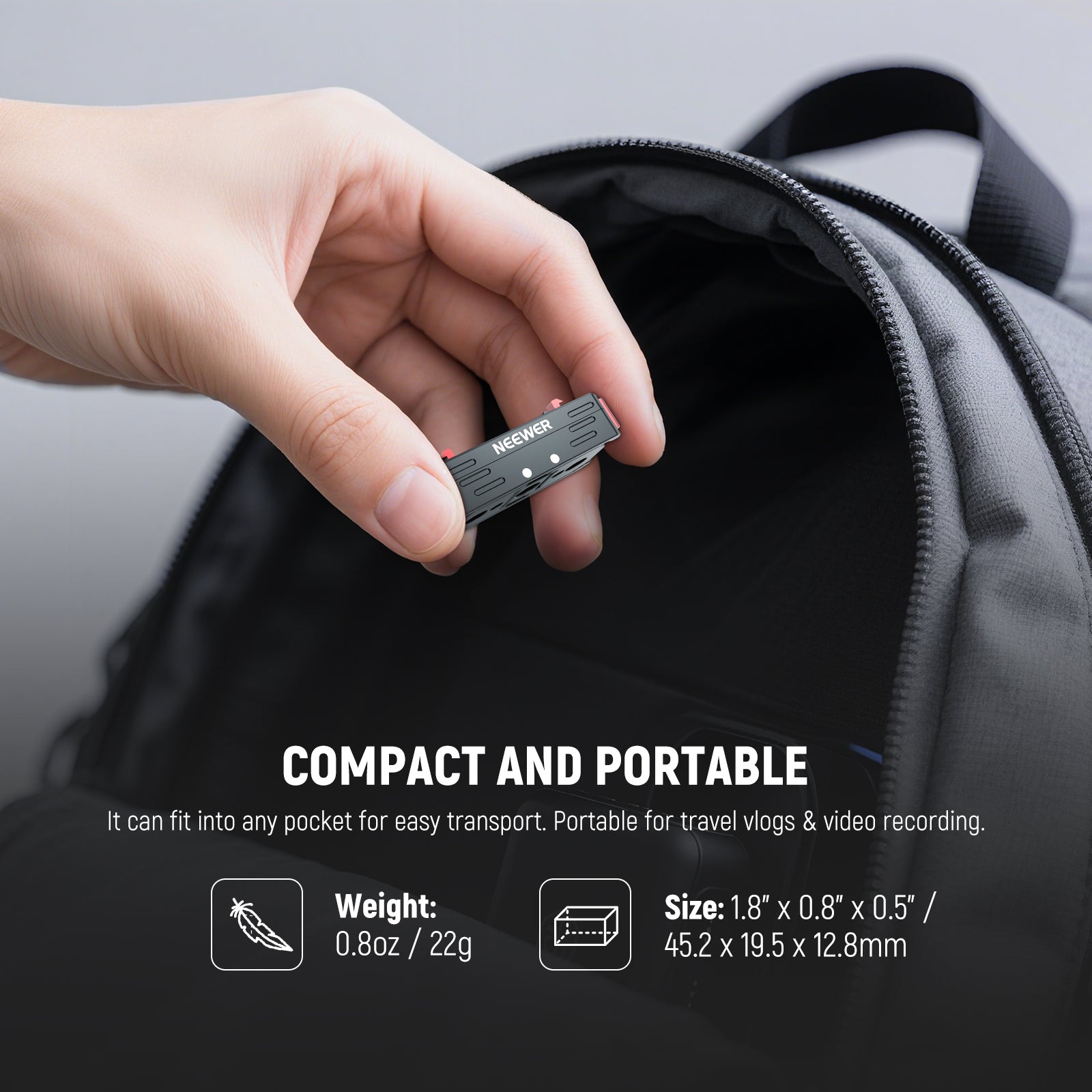 NEEWER GP-88/GP-87 Magnetic Quick Release Mount For Insta360